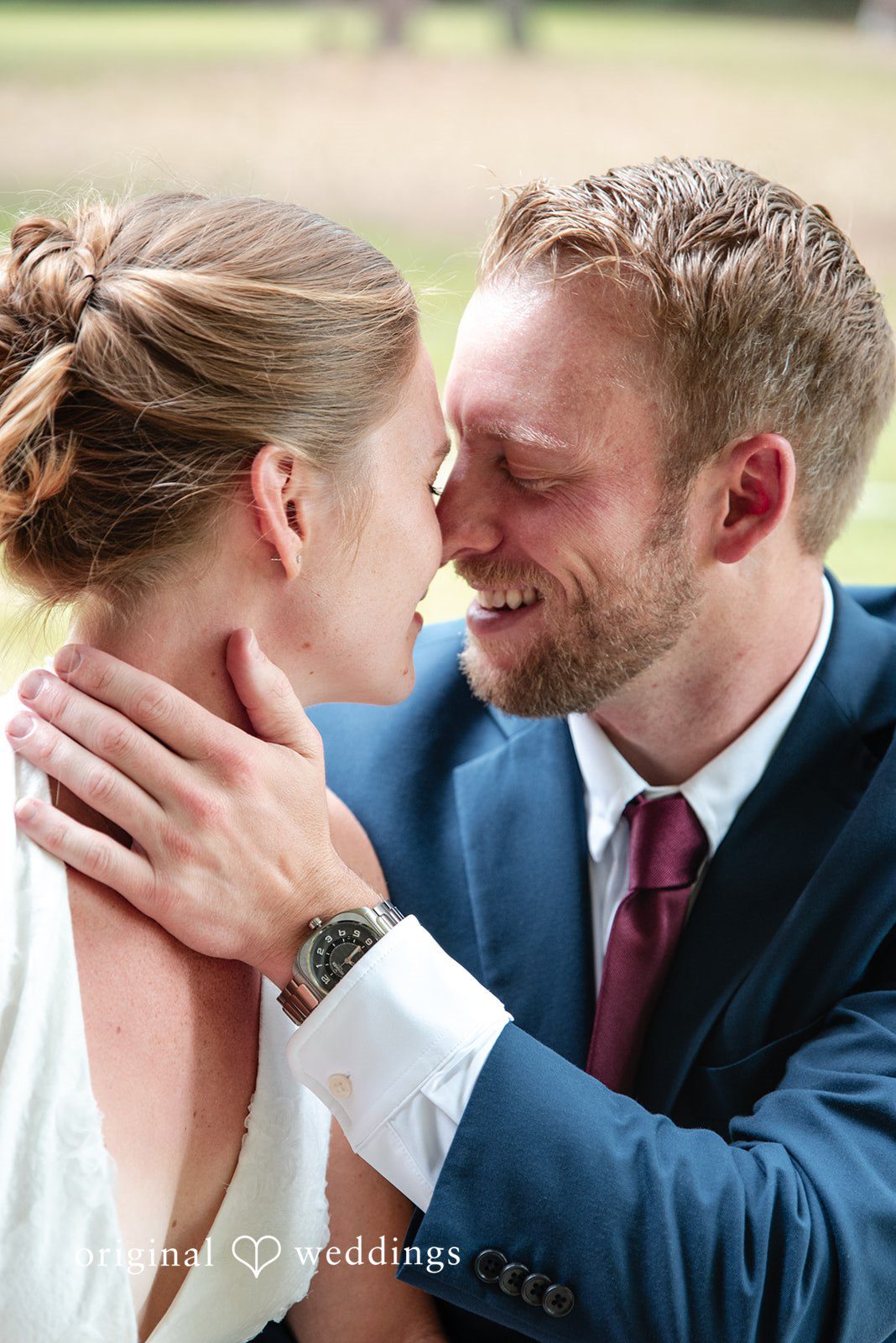 Morgan + Nick The couple shares a romantic moment