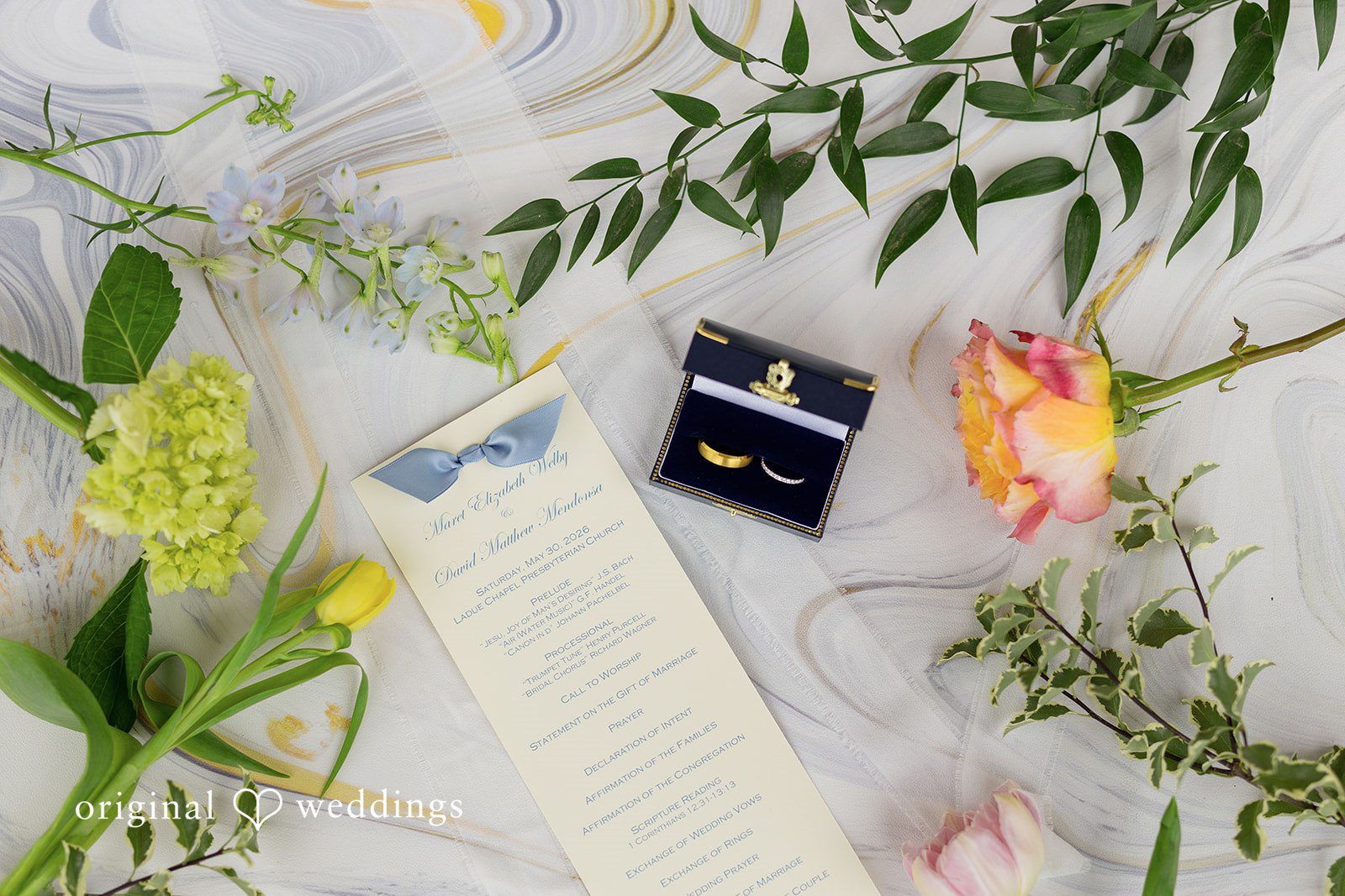 Maret + David Wedding accessories