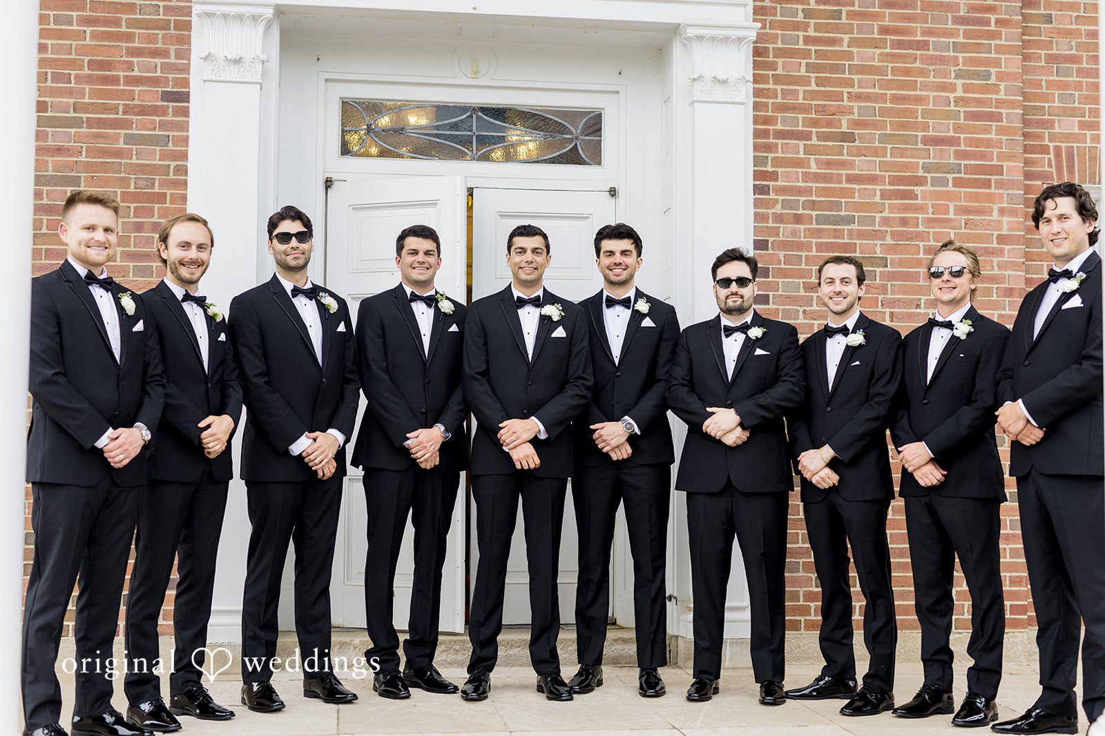 Maret + David The groom and his groomsmen