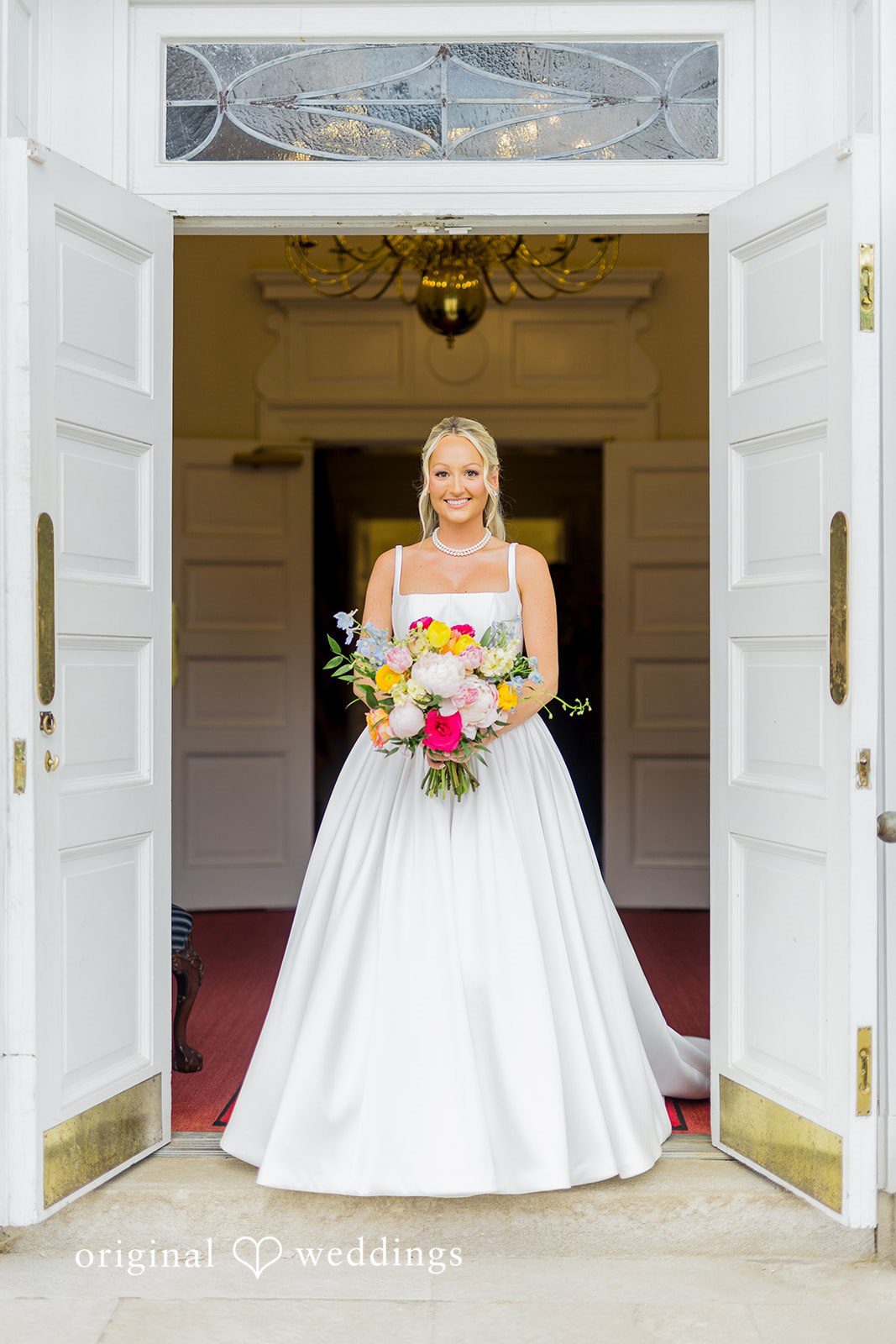 Maret + David Our St. Louis wedding photographers captured a stunning portrait of the bride at The Coronado