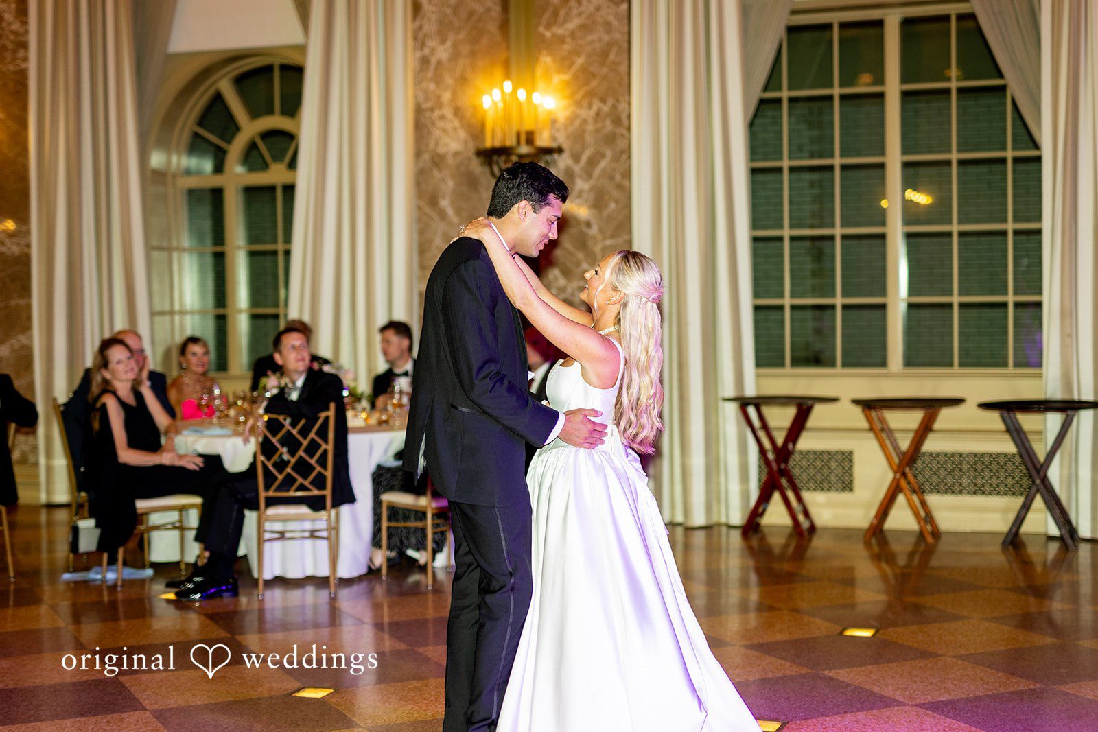 Maret + David The couple takes their first dance