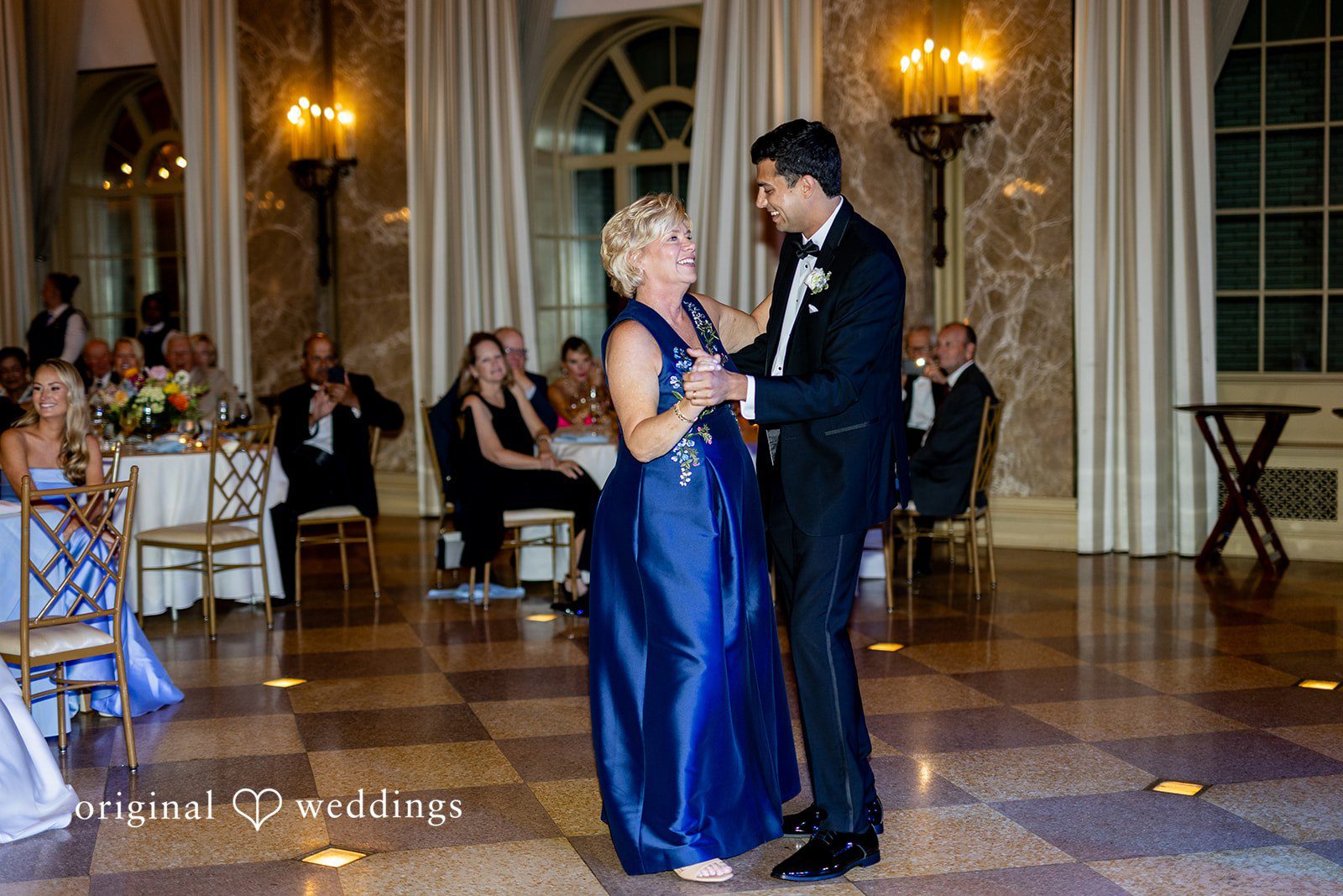 Maret + David The groom and his mother make a beautiful dance move