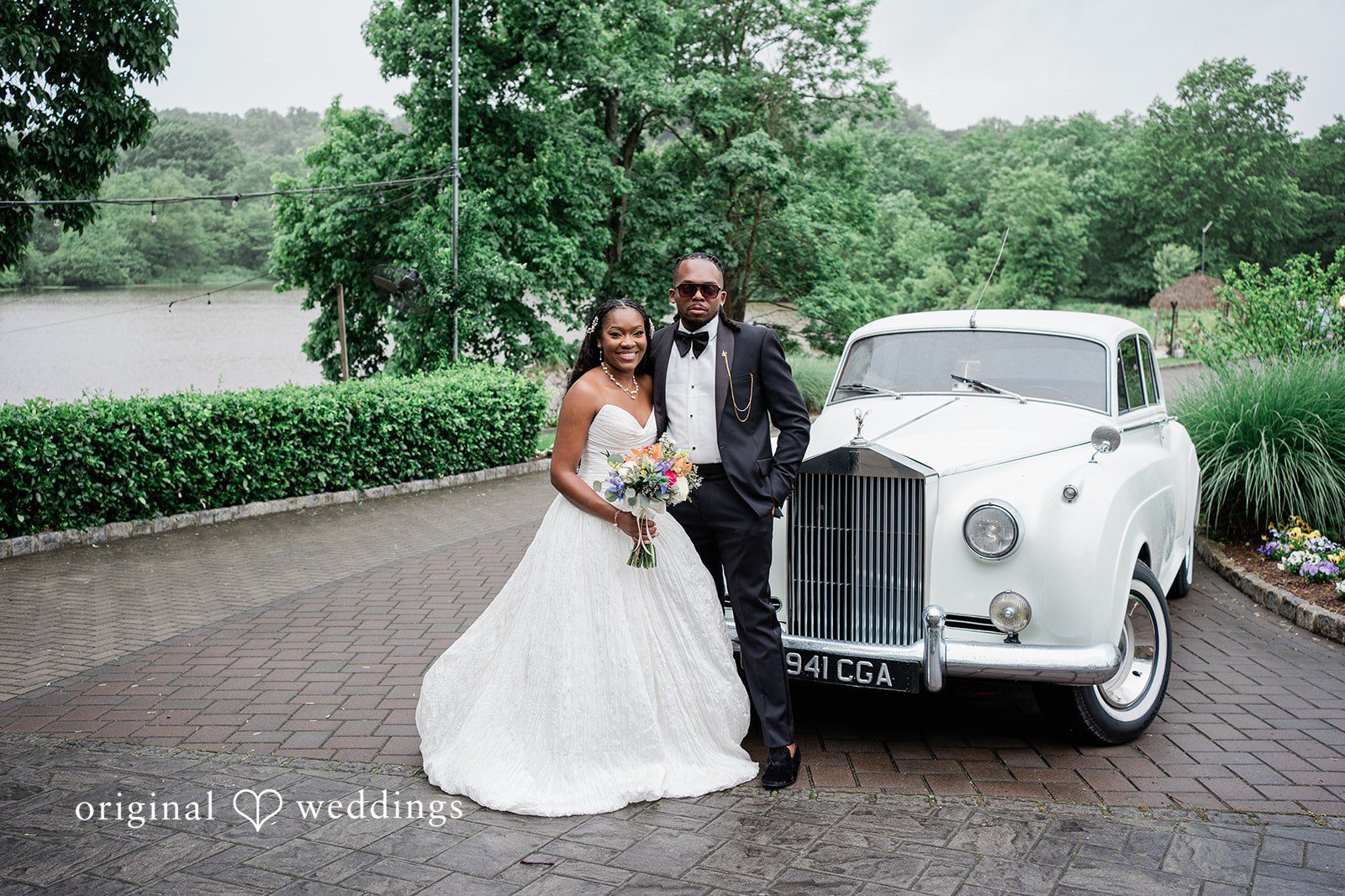 Khanyile and Sho’s Estate at Eagle Lake wedding captured by Original Weddings Philadelphia wedding photographers with romantic portraits and timeless celebration moments.