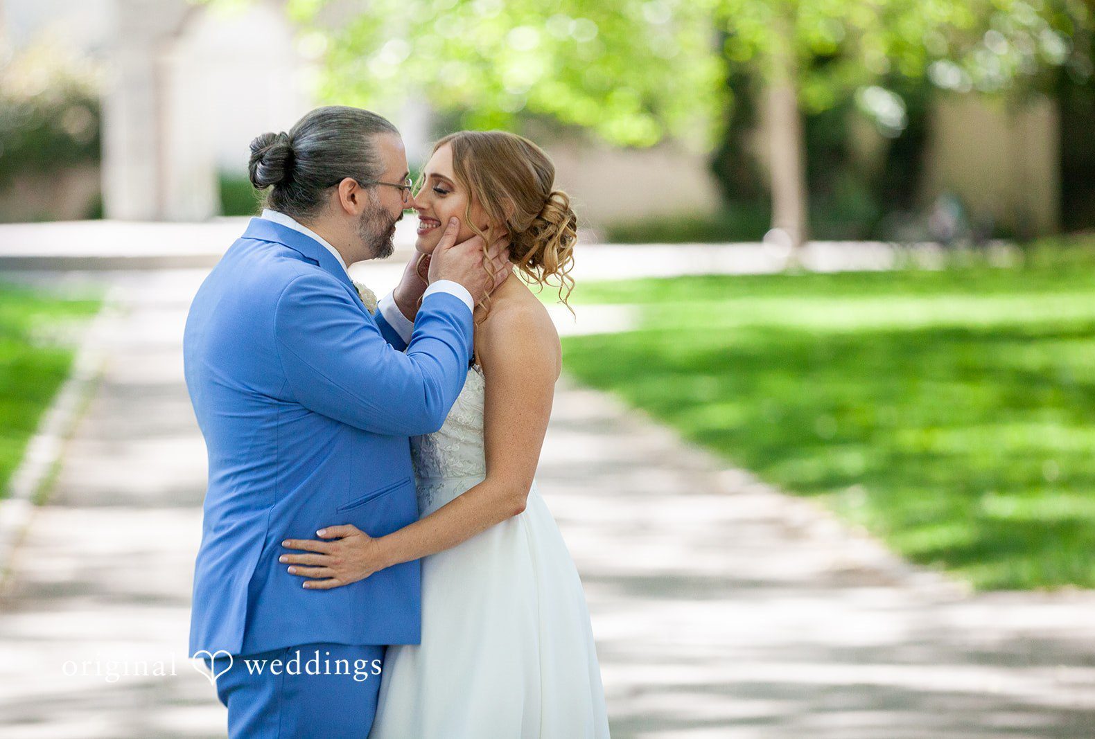 Seattle Wedding Photographers capturing couple at The Great Hall at Green Lake by Original Weddings