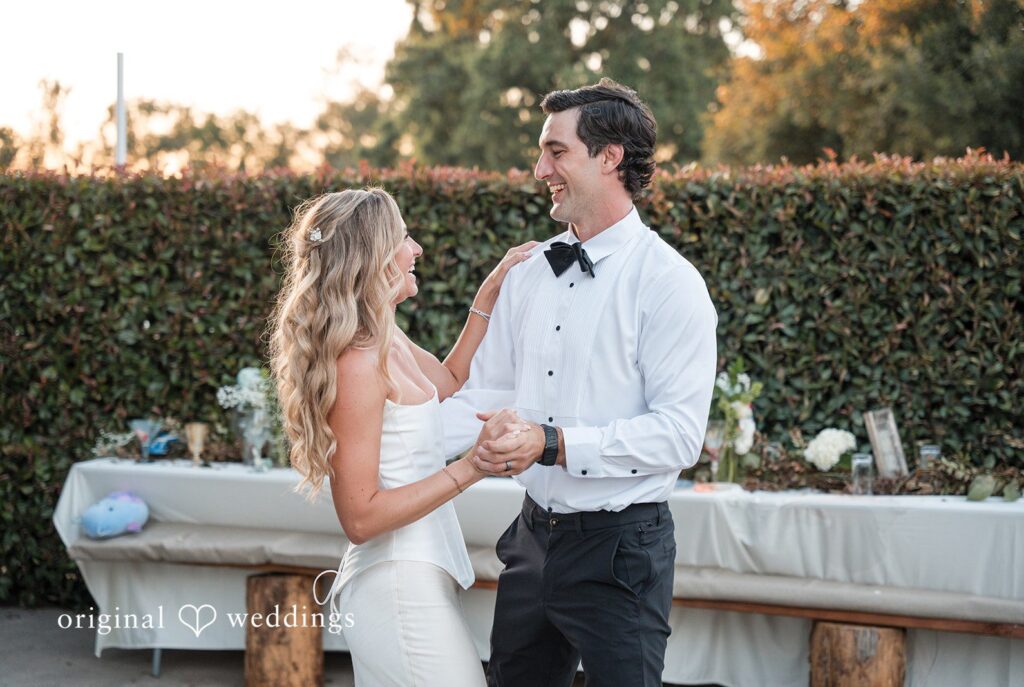 Avery + Ryan Stunning Portrait of couple at California Home Wedding by Sacramento Wedding Photographers from Original Weddings.