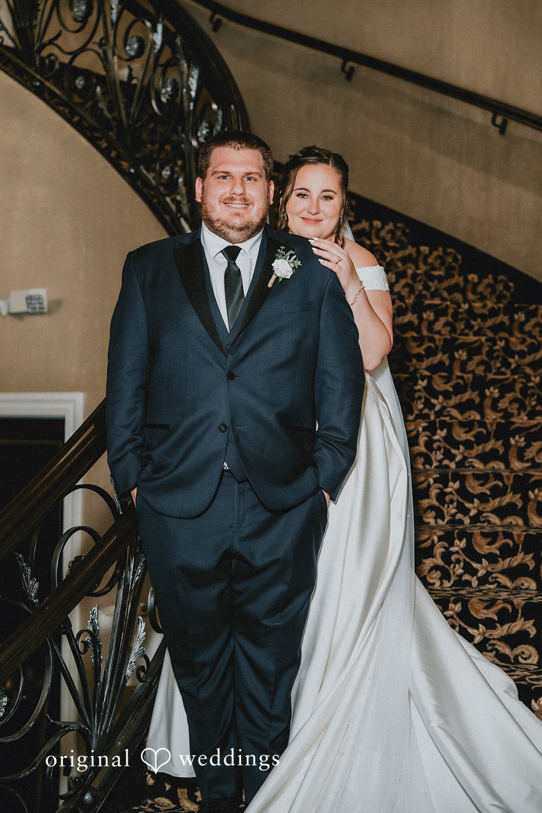 Kevin + Brooke Bride and groom posing for wedding photography at The Seville