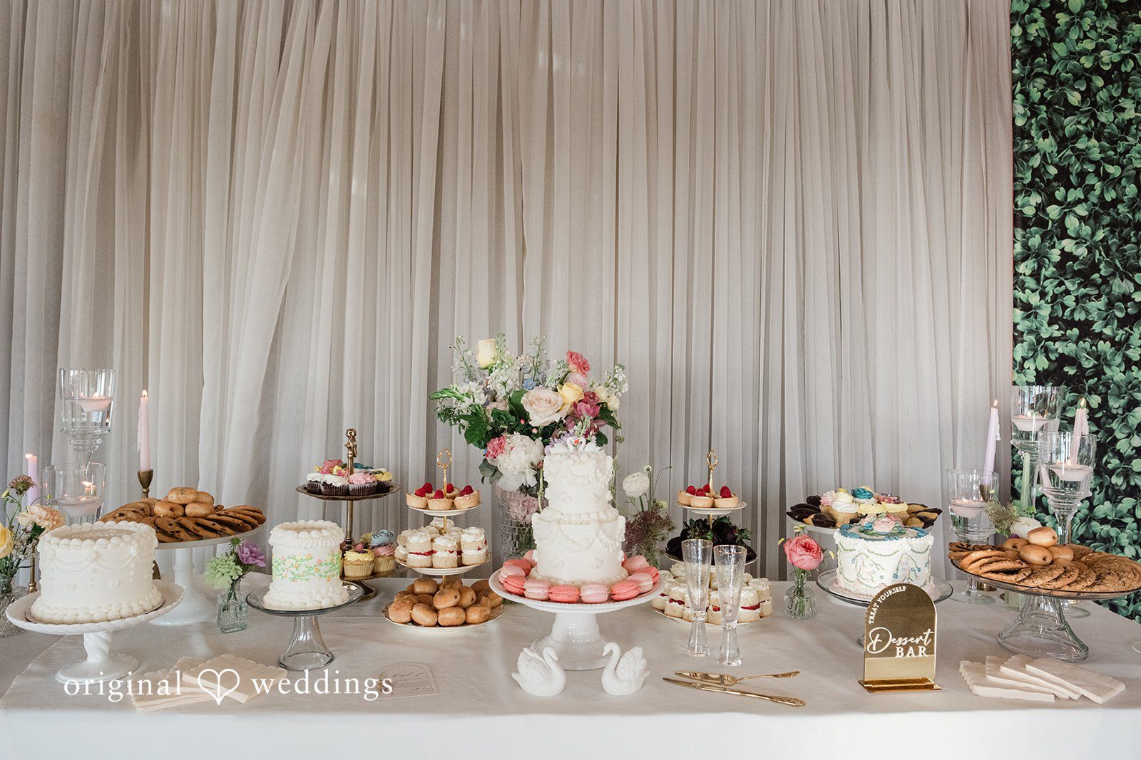 Lilly + Cade Beautiful wedding cake displayed at The Terrace Club.