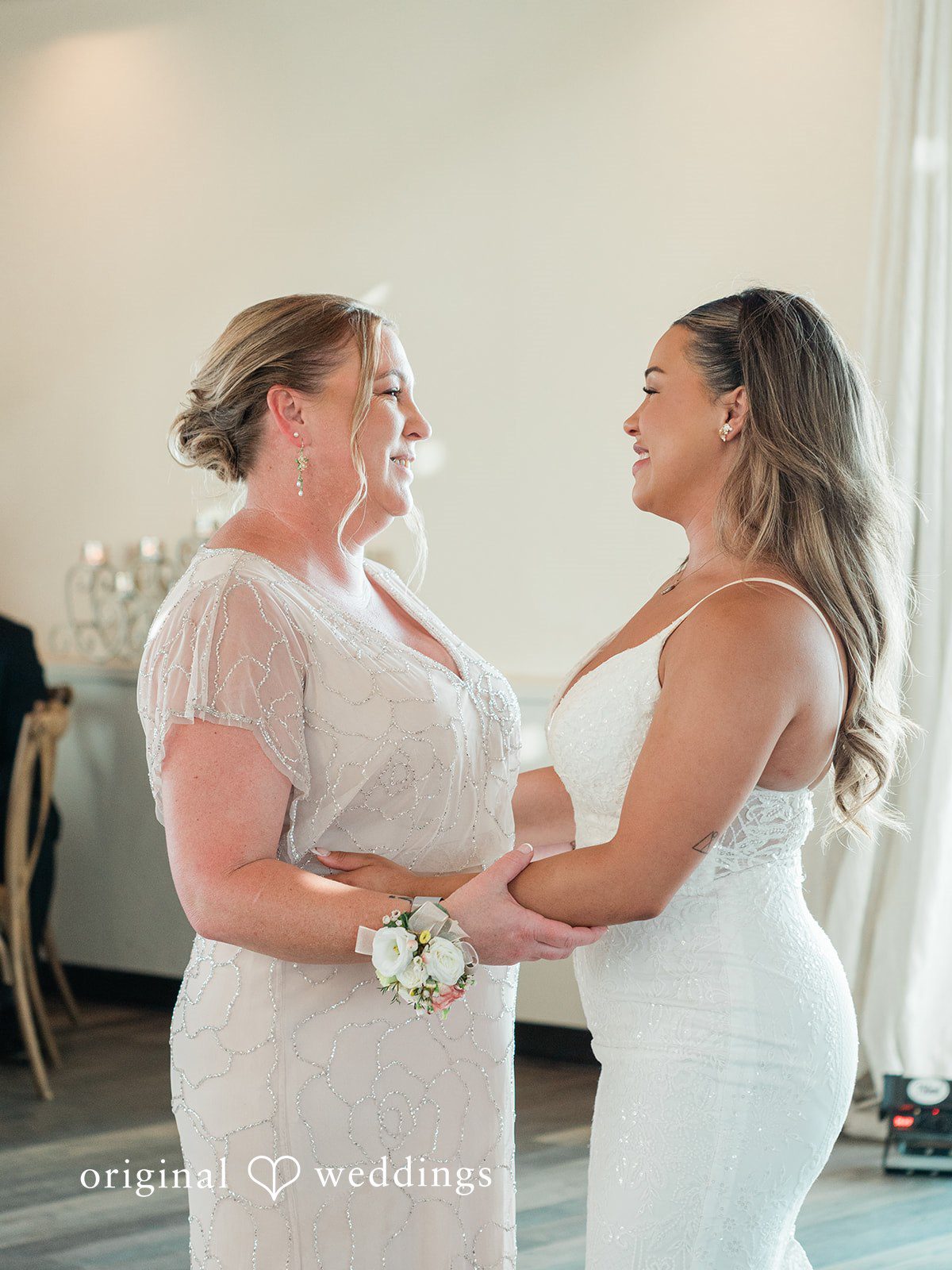 Lilly + Cade Bride Sharing a Joyful Dance with a Loved One at The Terrace Club