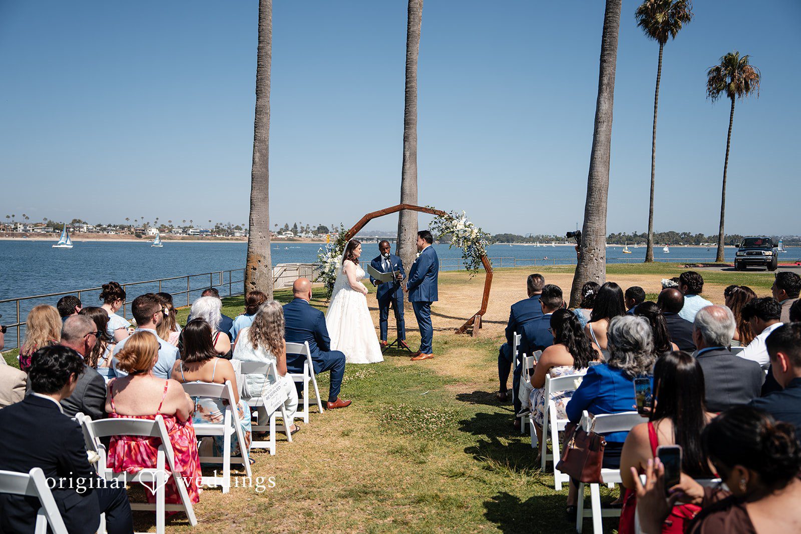 Kylie + Felipe San Diego Wedding Photographers at Tower Beach Club | Kylie & Felipe -