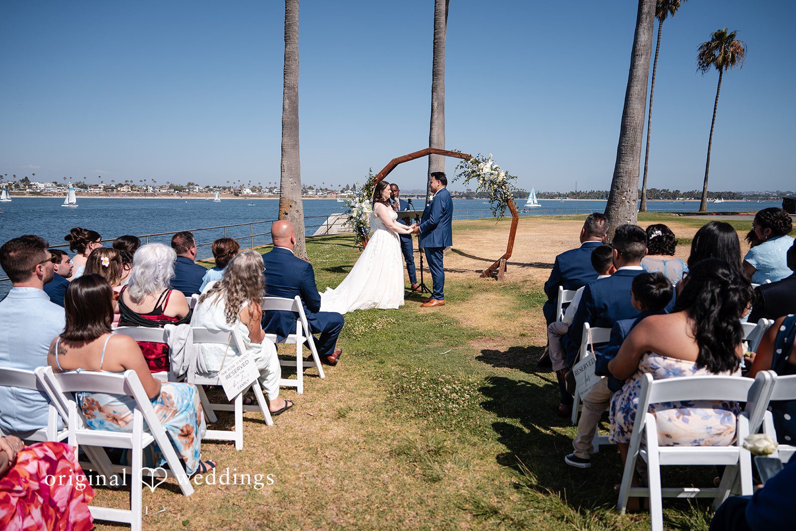 Kylie + Felipe San Diego Wedding Photographers at Tower Beach Club | Kylie & Felipe -