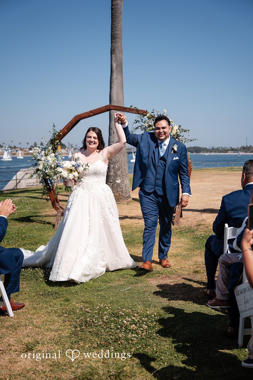 Kylie + Felipe San Diego Wedding Photographers at Tower Beach Club | Kylie & Felipe -