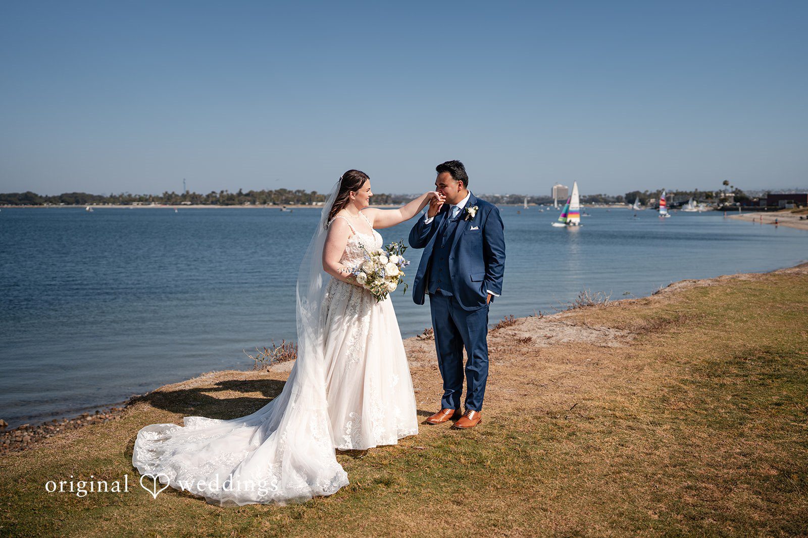 Kylie + Felipe San Diego Wedding Photographers at Tower Beach Club | Kylie & Felipe -