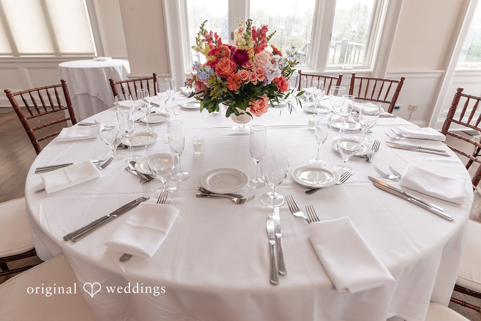 Christina + Christopher Wide exterior view of Whitby Castle wedding venue