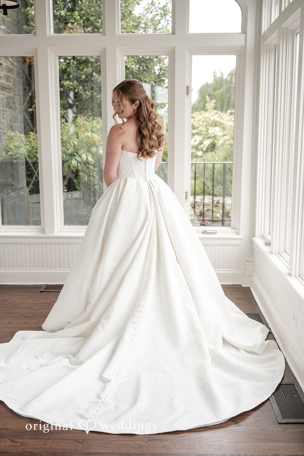 Christina + Christopher Elegant bridal portrait with a natural smile