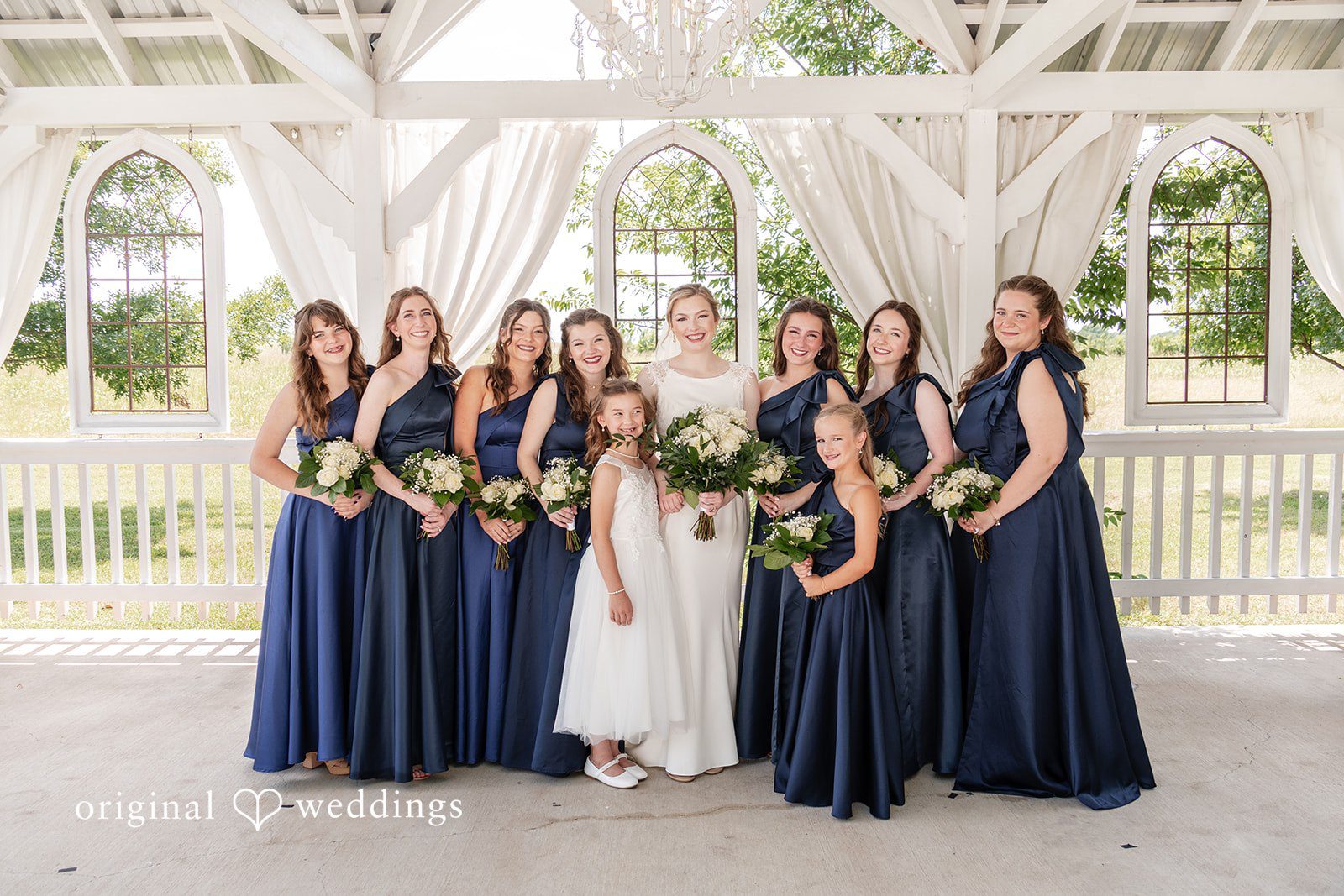 Anna Rose + Jacob The bride and her bridesmaids