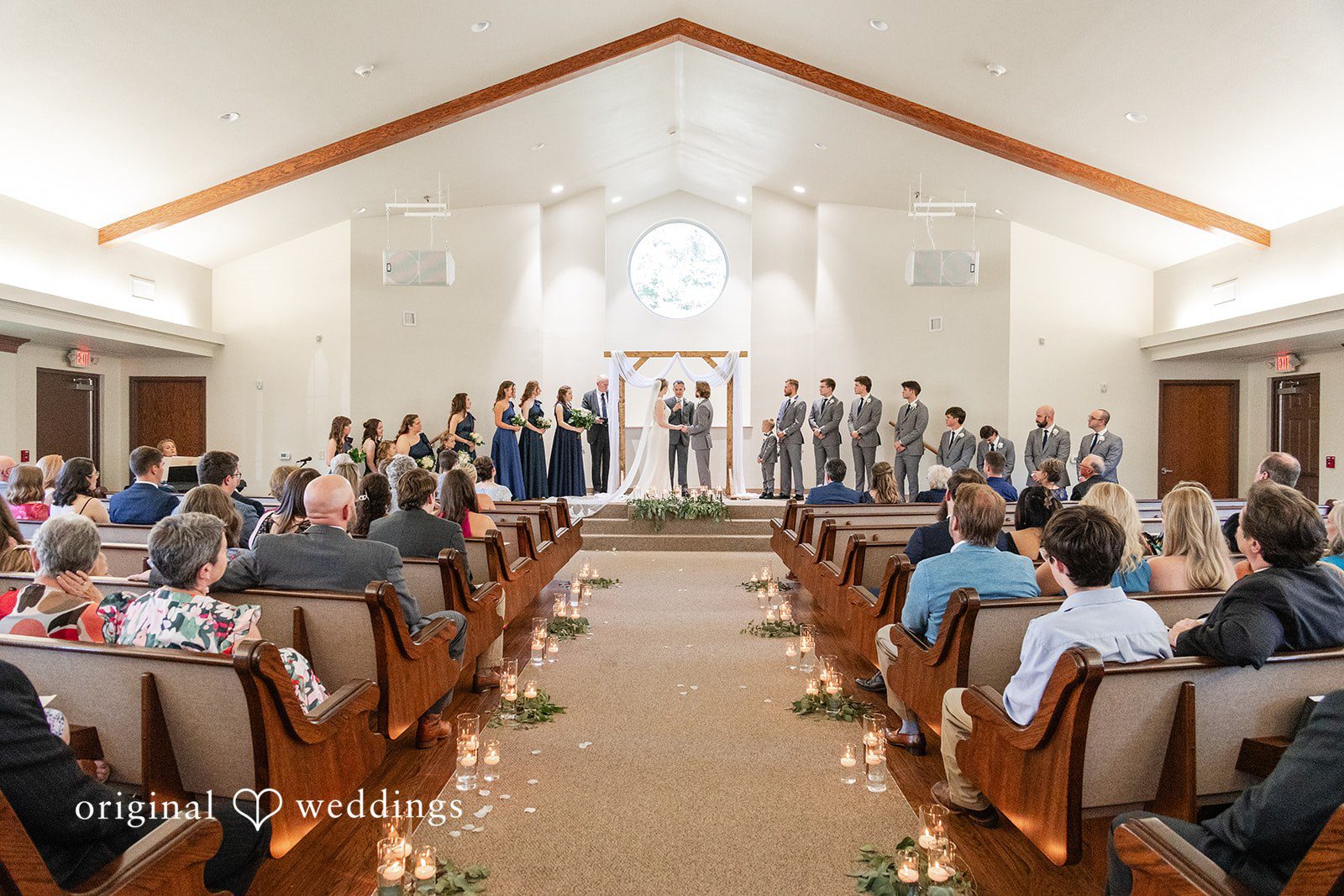 Anna Rose + Jacob Old School Primitive Baptist Church wedding ceremony