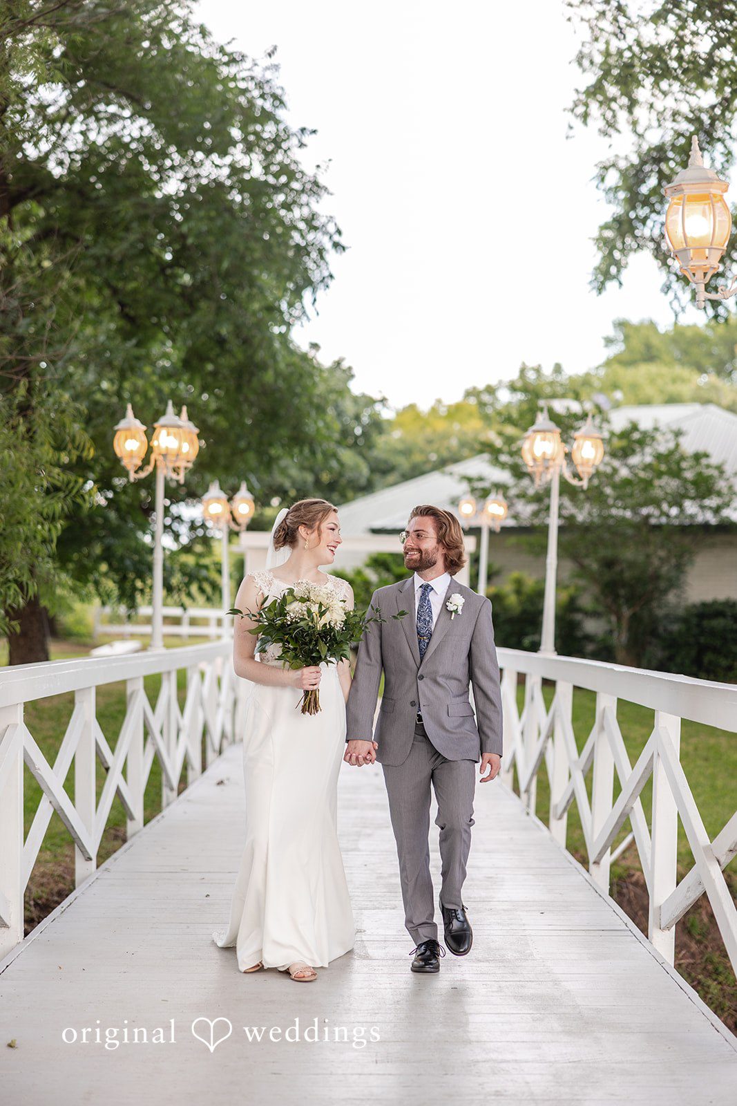 Anna Rose + Jacob Stunning portrait by the walkway