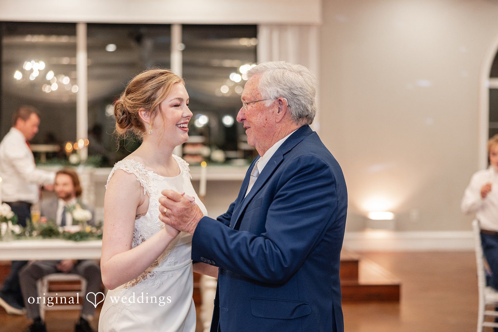 Anna Rose + Jacob The bride and her father takes their first dance