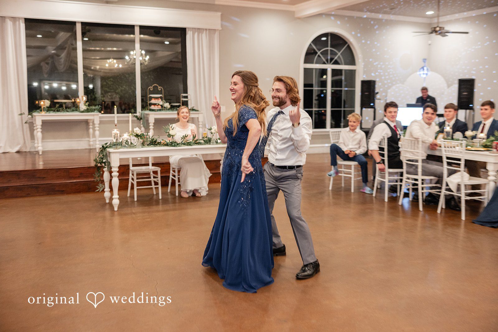 Anna Rose + Jacob The groom dances with his mother