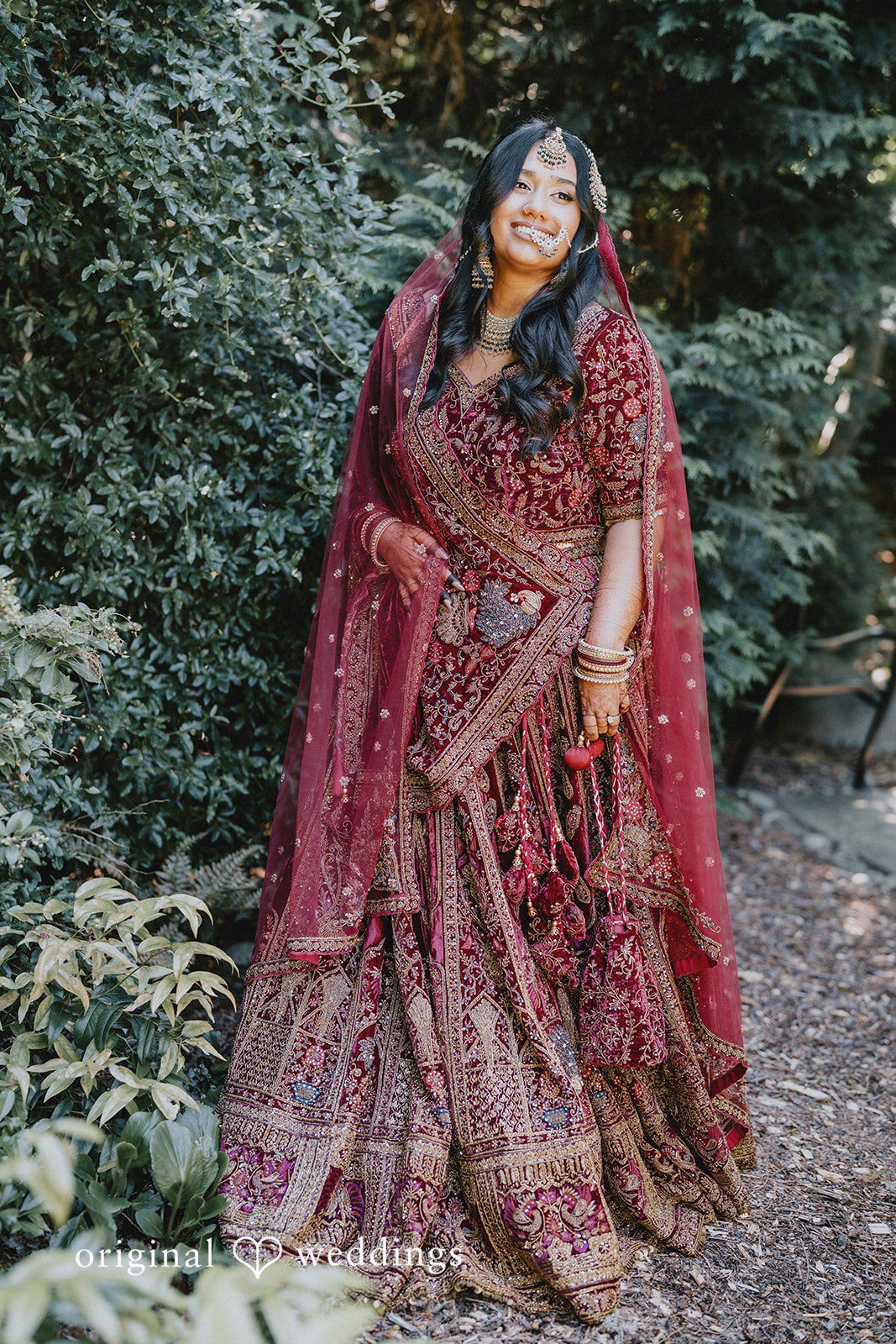 Bride smiling in natural light at Willows Lodge