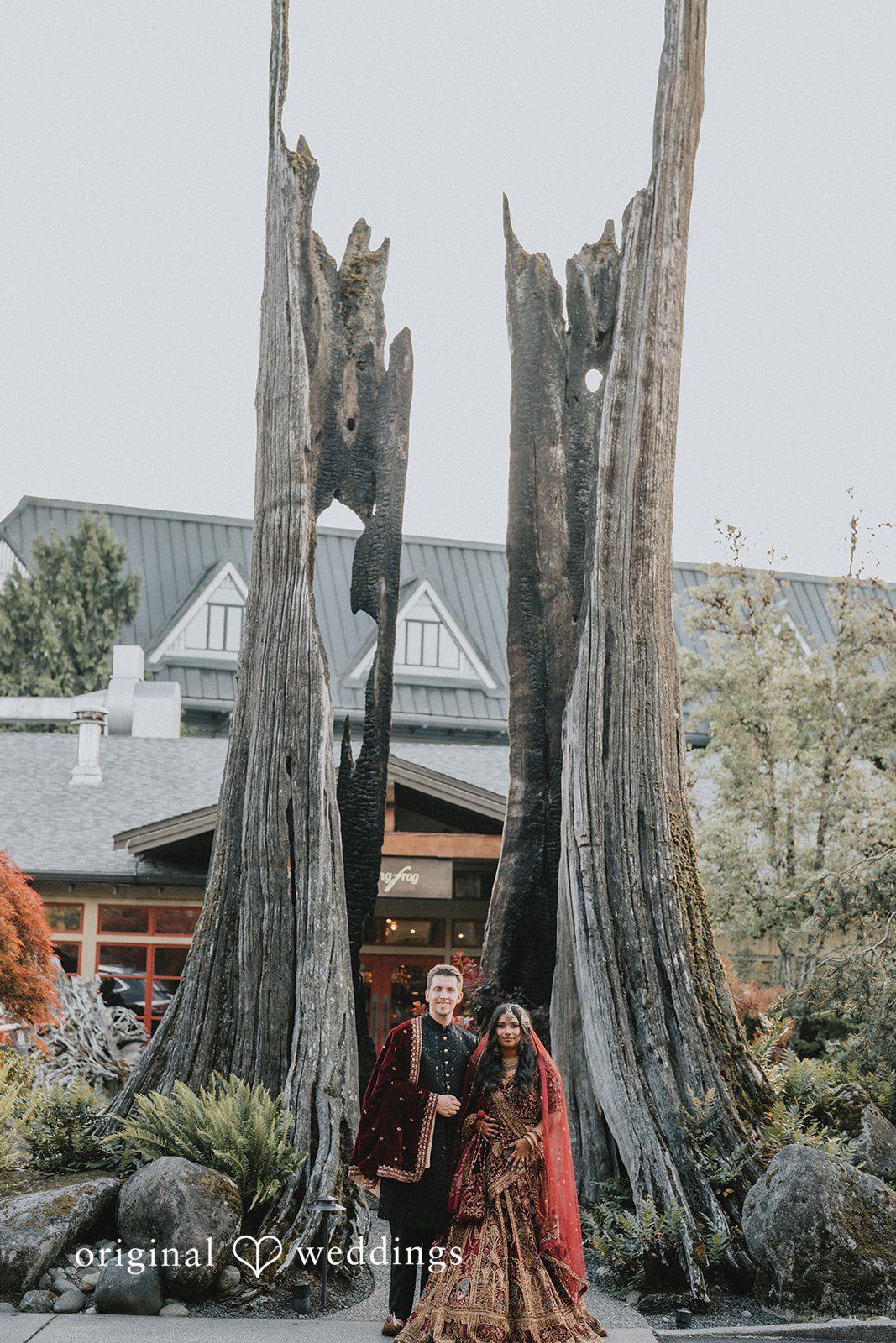 Happy newlywed portrait filled with genuine emotion.