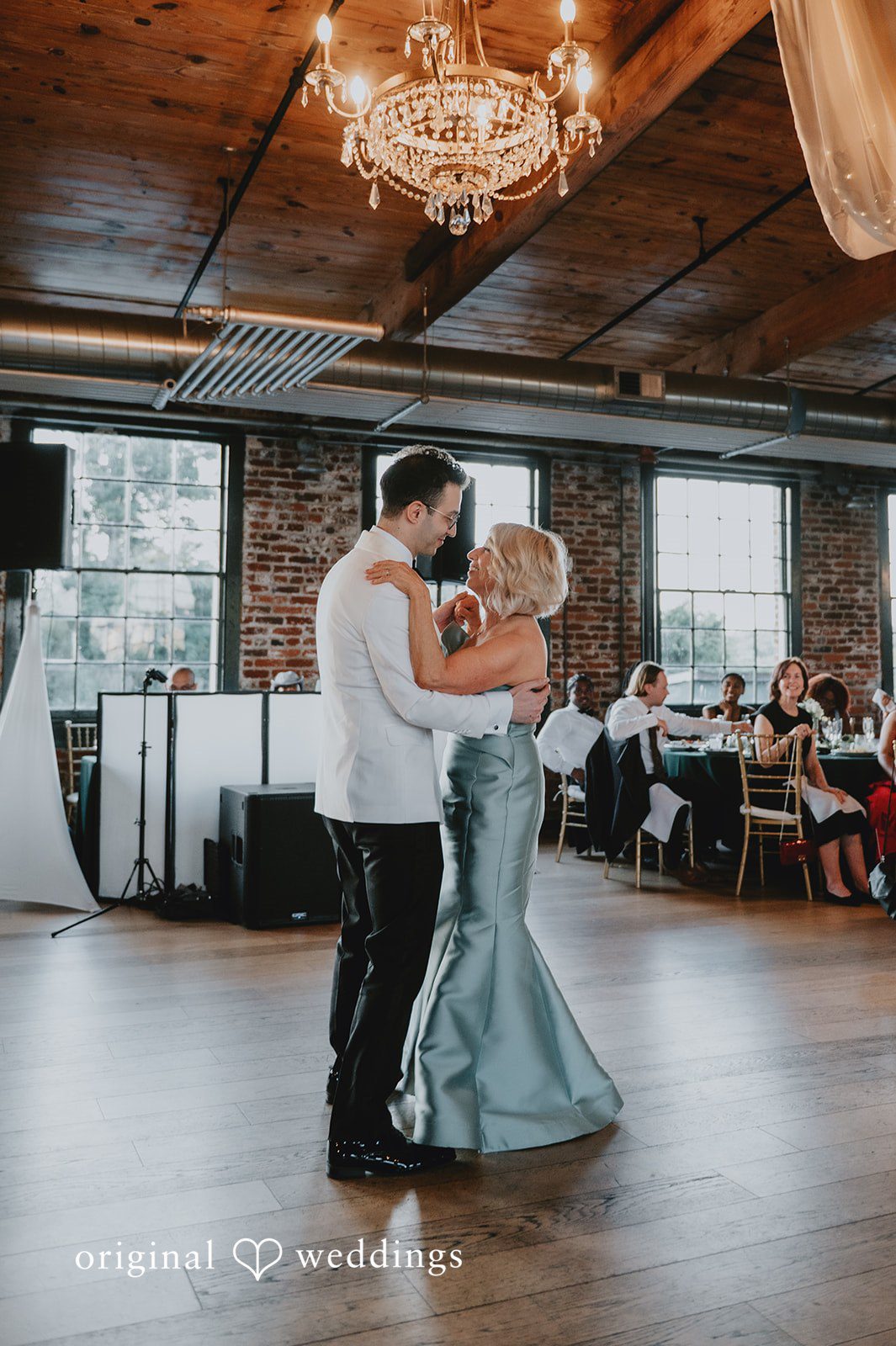 Our DC wedding photographers captured the moment the groom danced with his mother