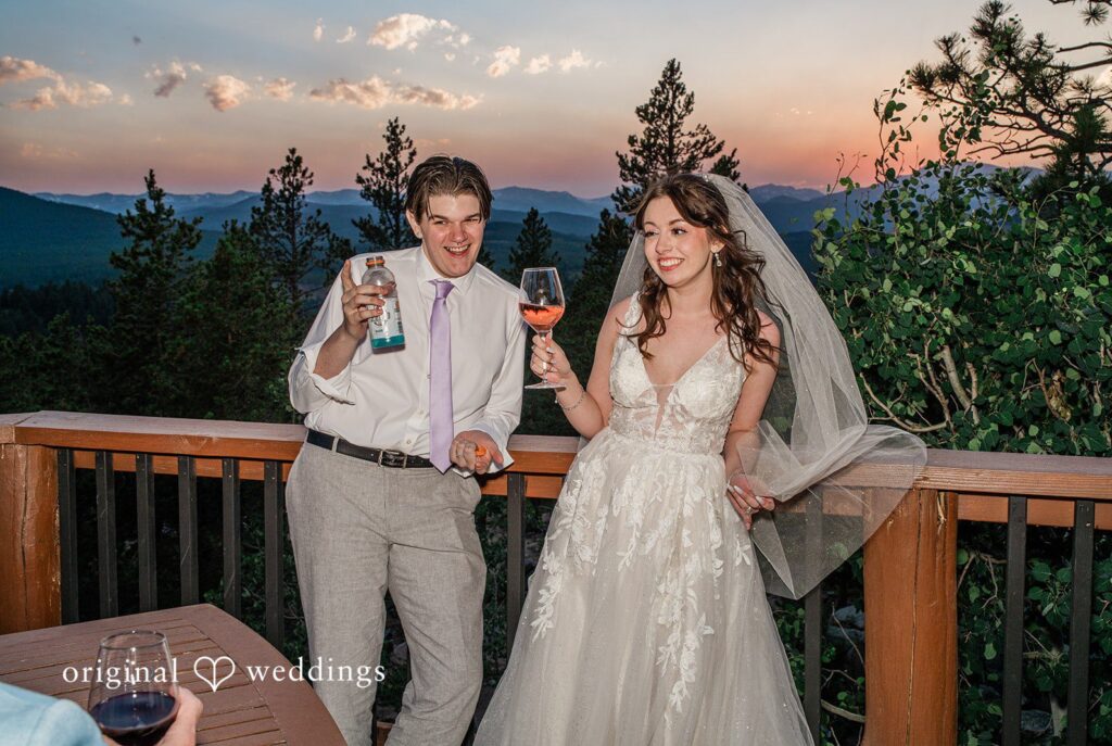 Madelyn + Erin Stunning Portrait of couple at Blue Sky Mountain Ranch by Denver Wedding Photographers from Original Weddings.