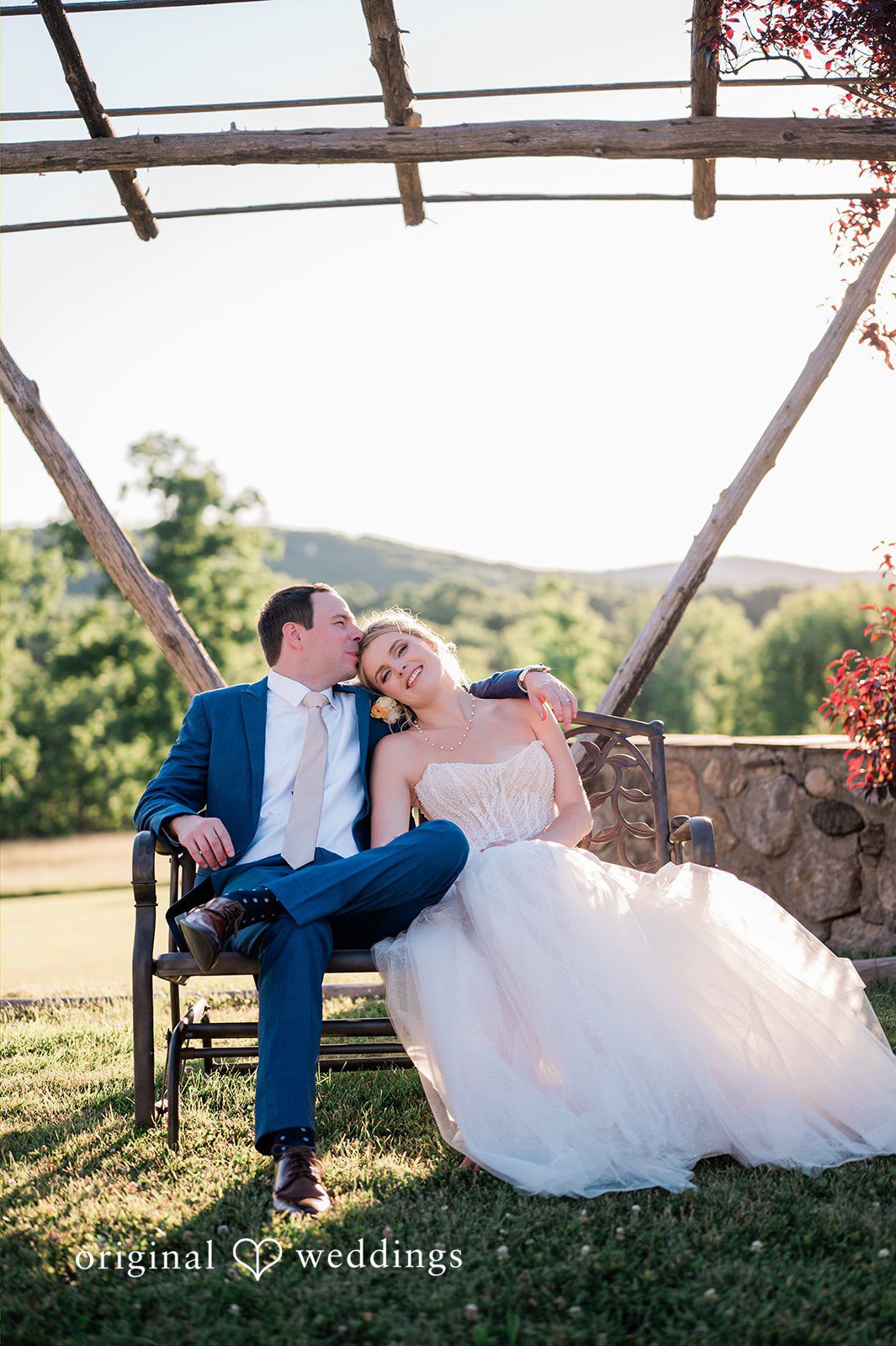 A beautiful portrait of the couple
