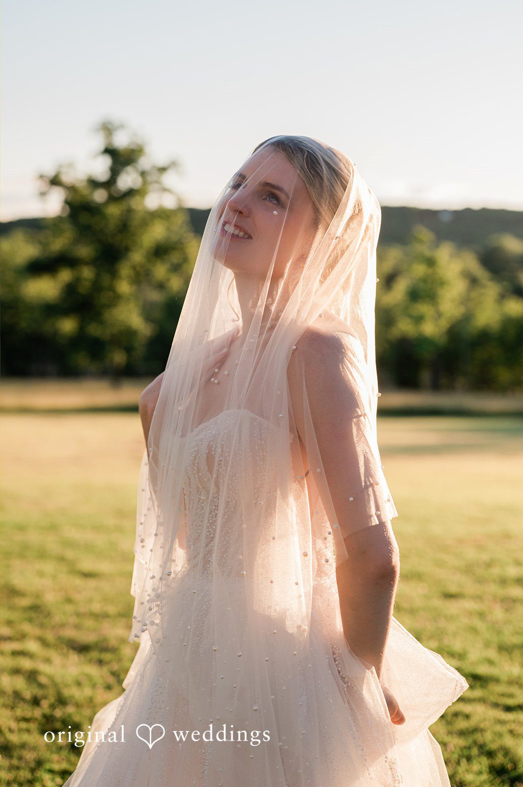 A stunning portrait of the bride