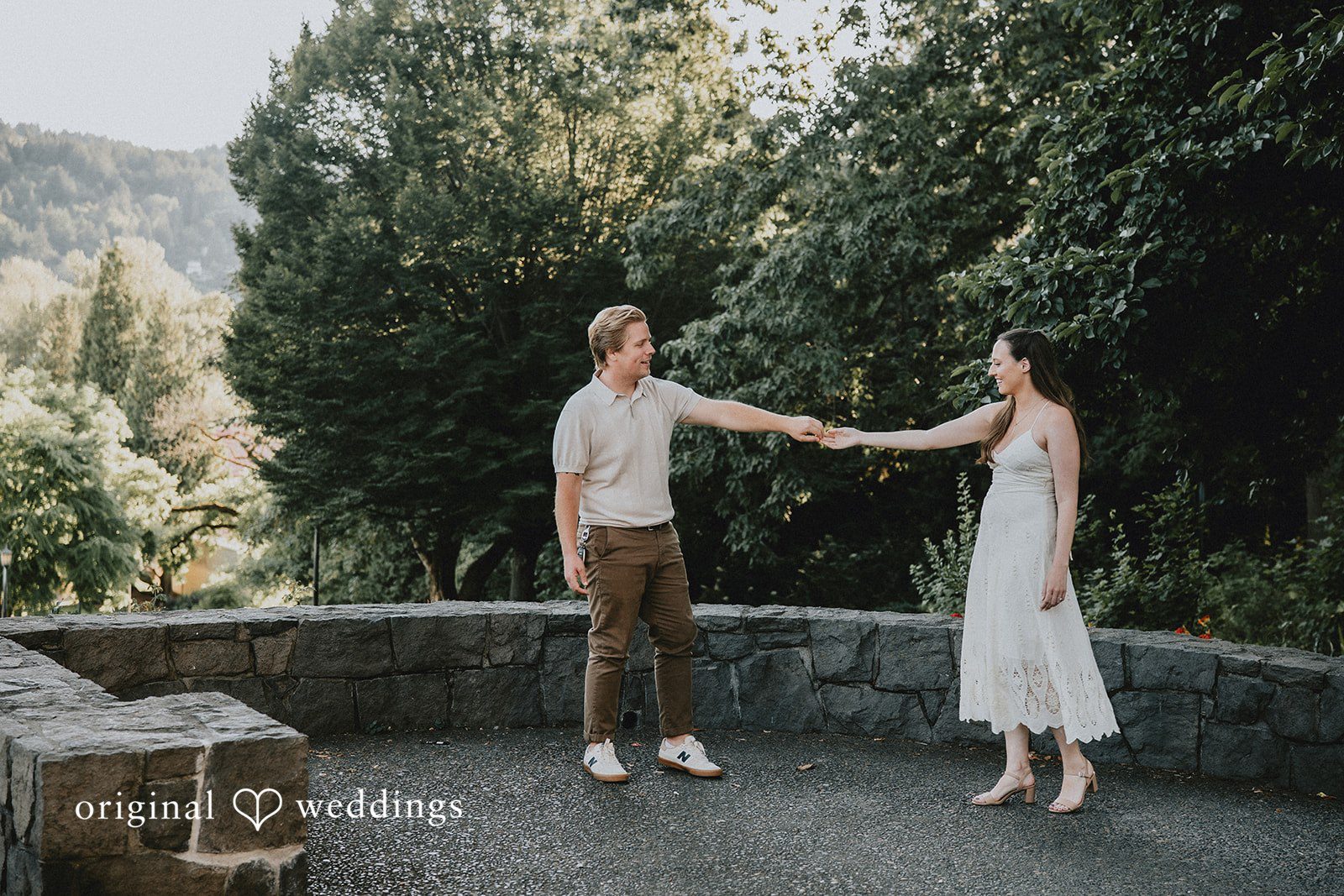 Meghan + Jonny The couple shares a fun time