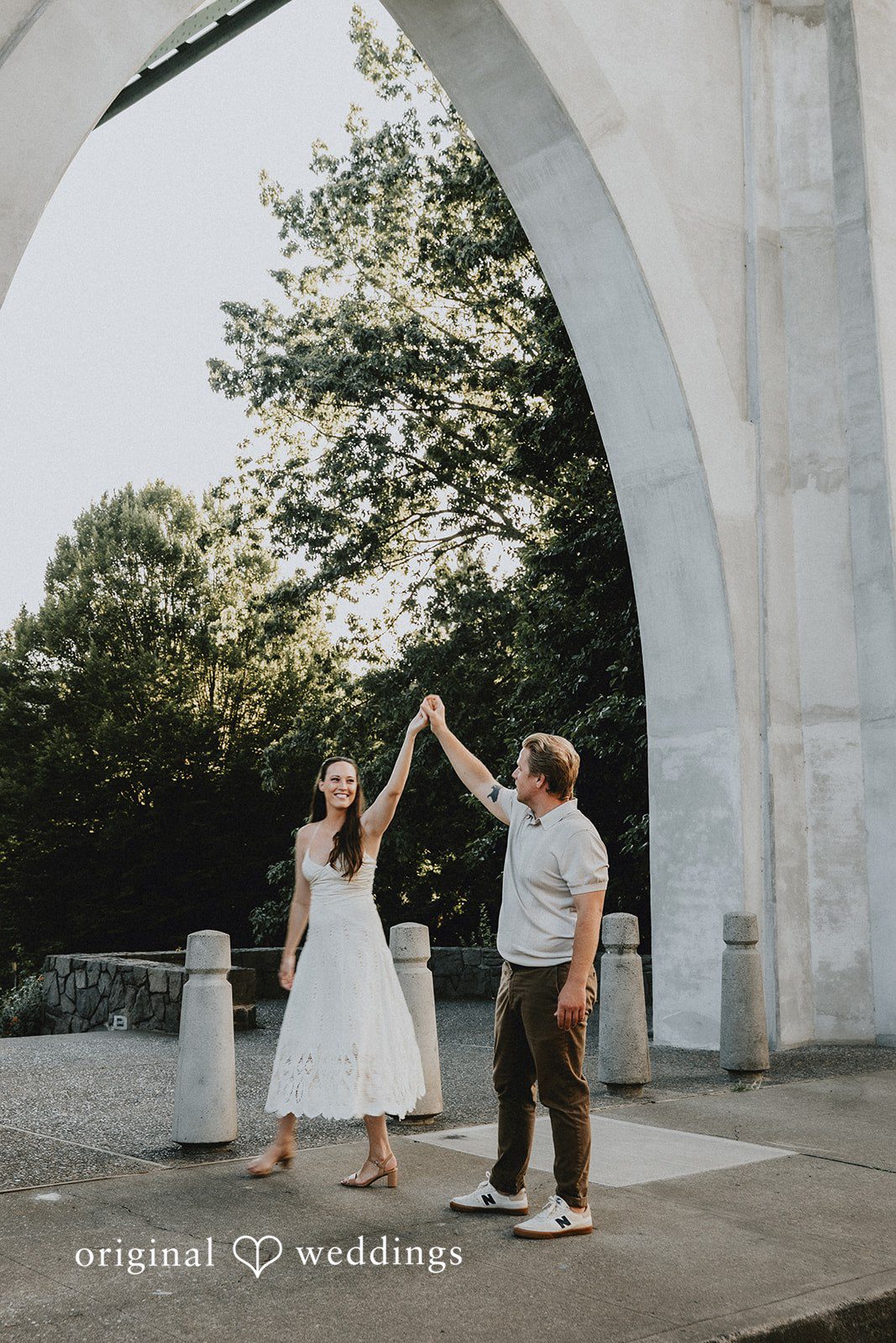 Meghan + Jonny A beautiful moment at Cathedral Park