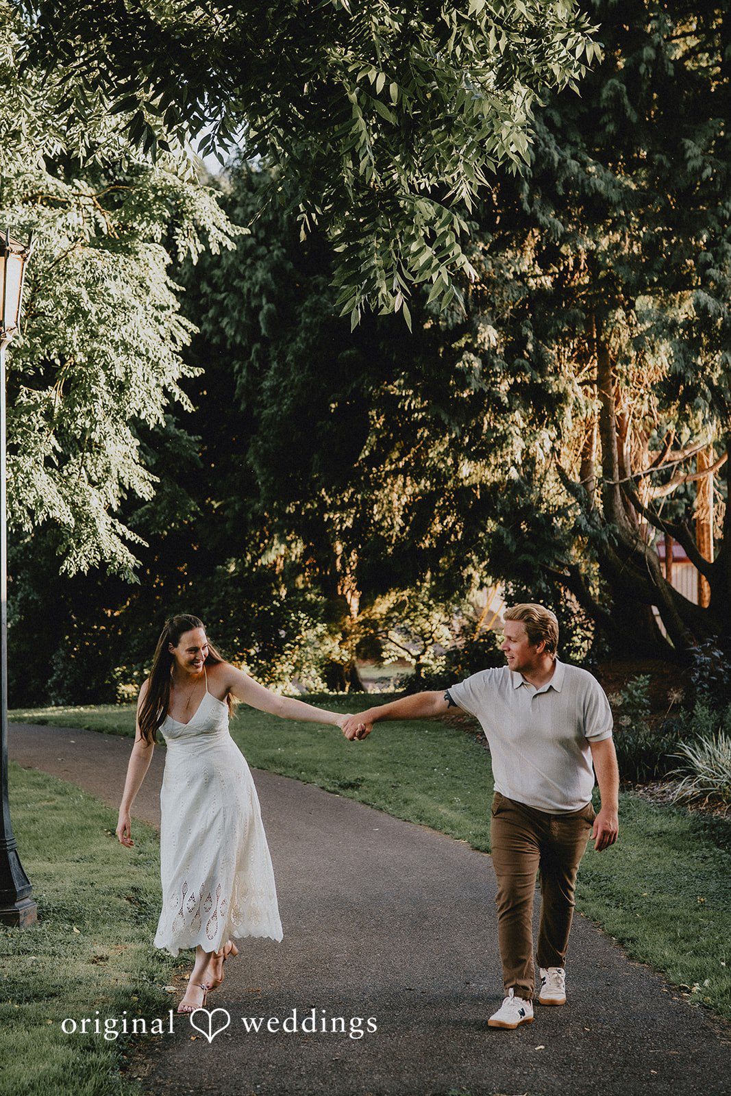 Meghan + Jonny The couple takes a walk