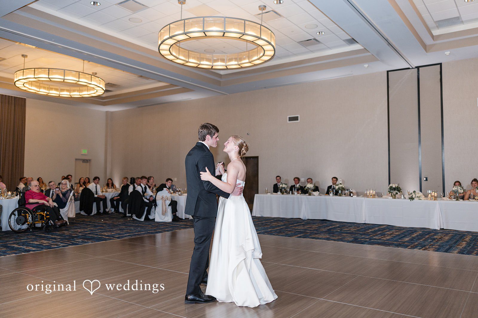 Cora + Michael Emotional couple connection during dance at the Emerald Event Center