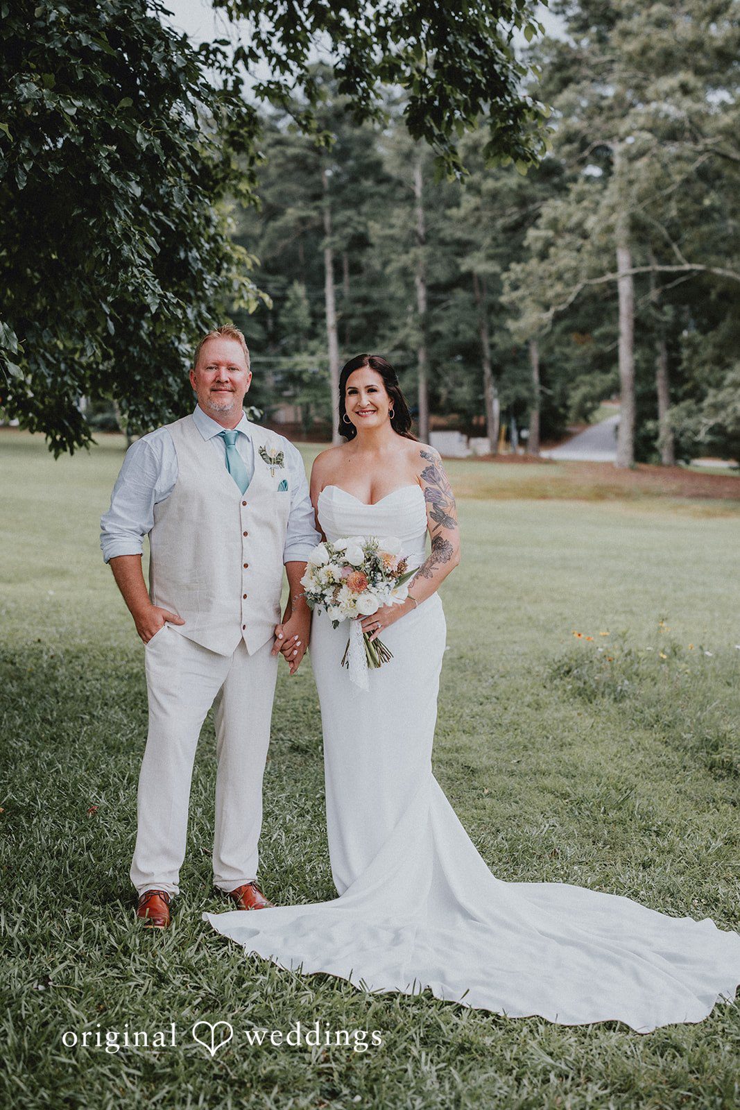 Bobbi + Michael Atlanta Wedding Photographers at Fairfield Clubhouse | Bobbi & Michael -