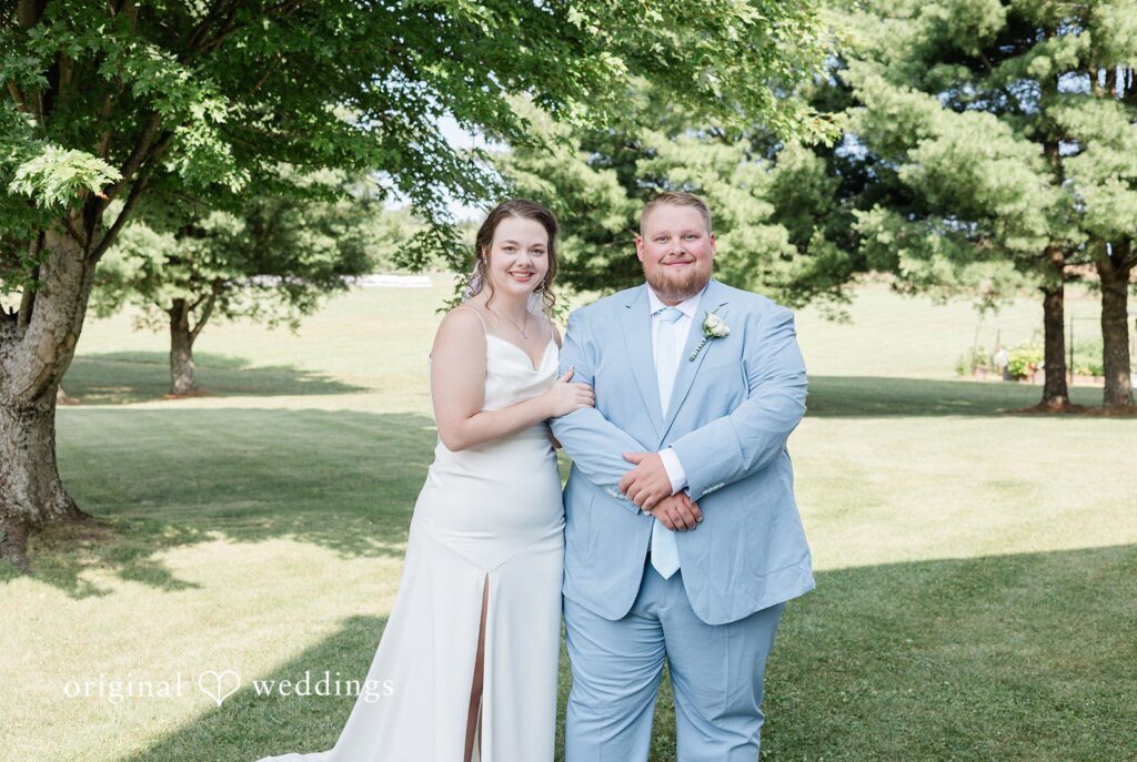 Michaela + Jake Stunning Portrait of couple at Faith Bible Chapel by Hartford CT Wedding Photographers from Original Weddings.