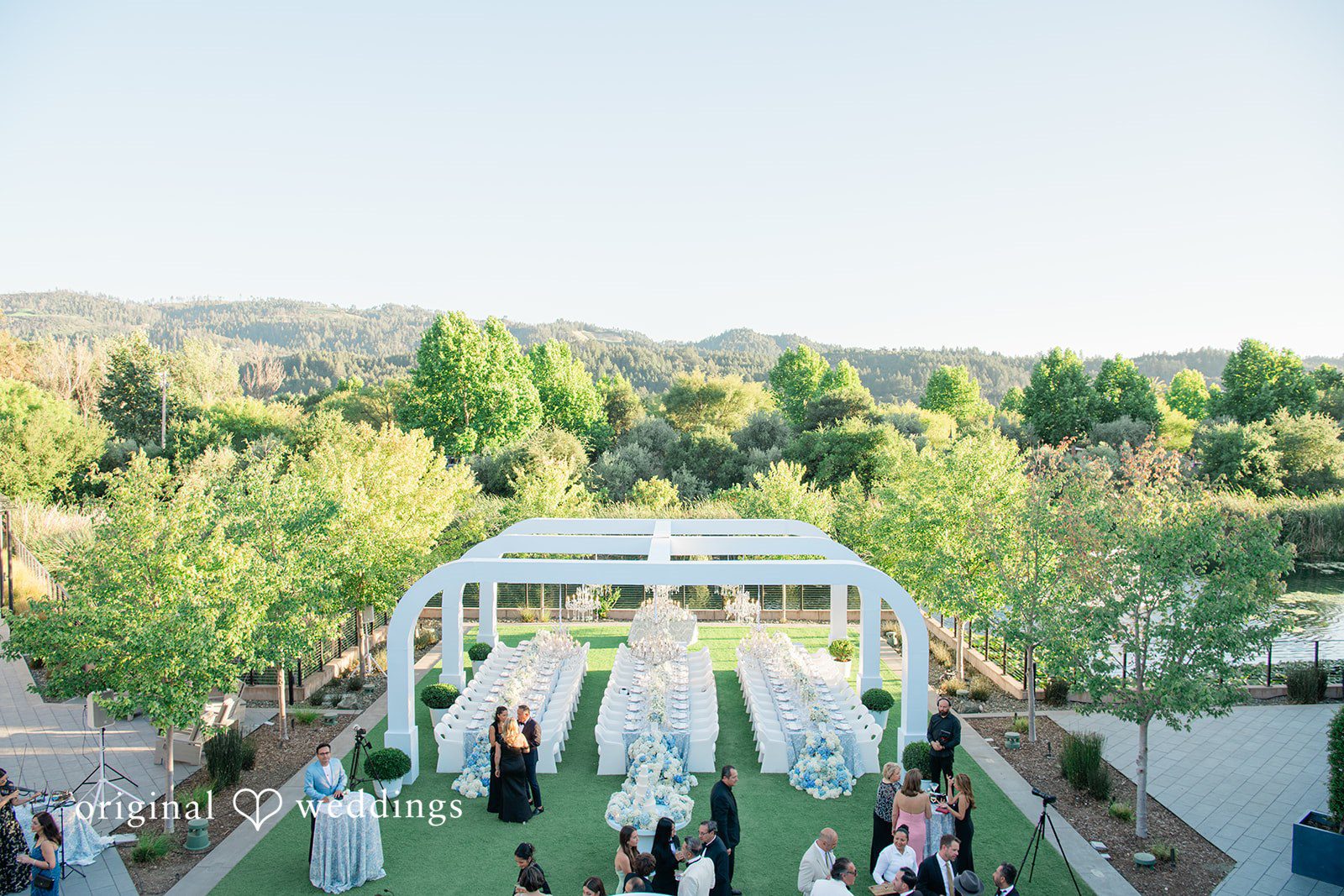 Mehul + Nazanin The reception ground at Four Seasons Callistoga
