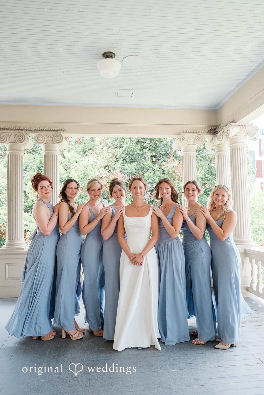 Andrew + Lyndsey The bride and her bridesmaids