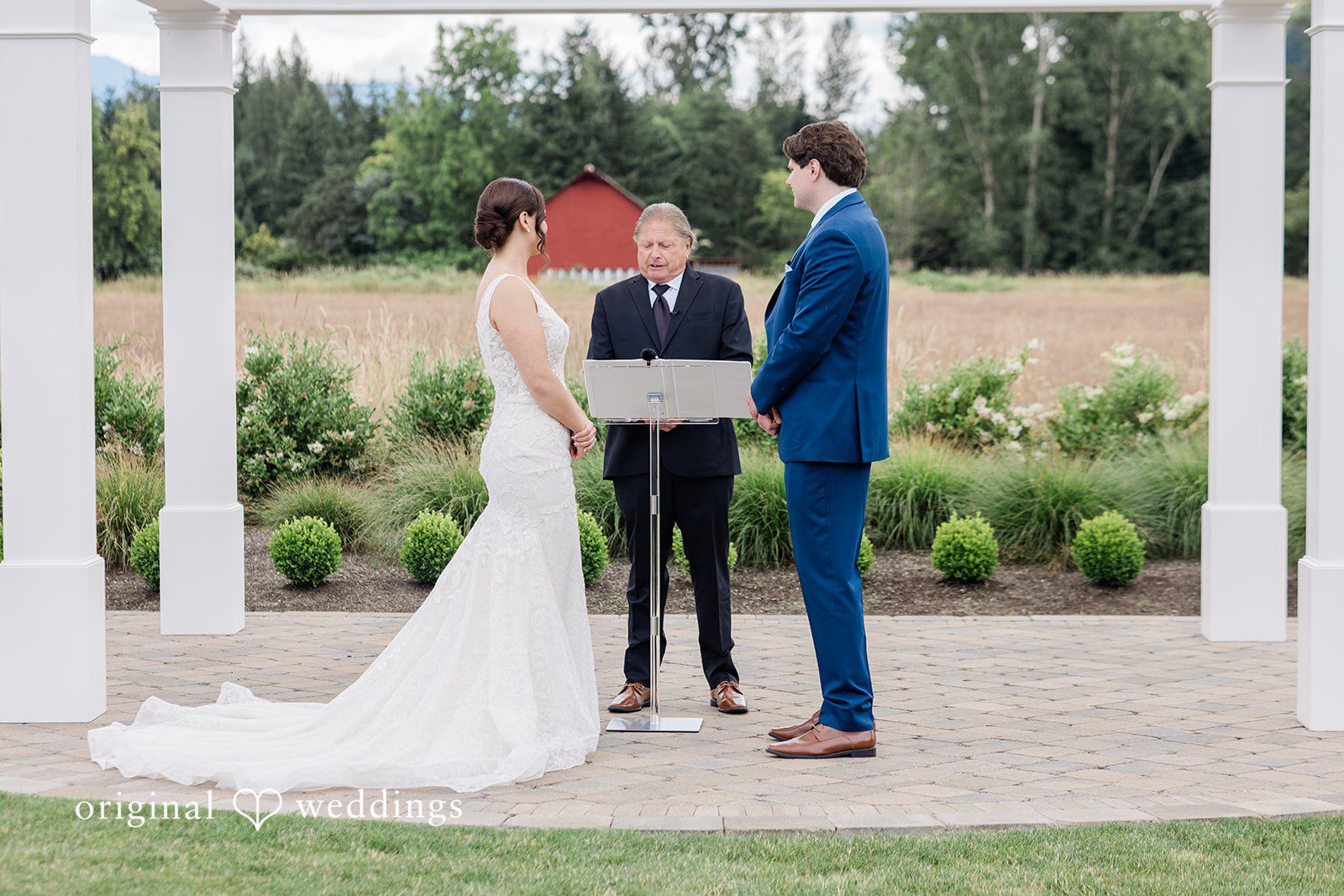 Jaelynn + Jayden The Mount Peak Farm wedding ceremony