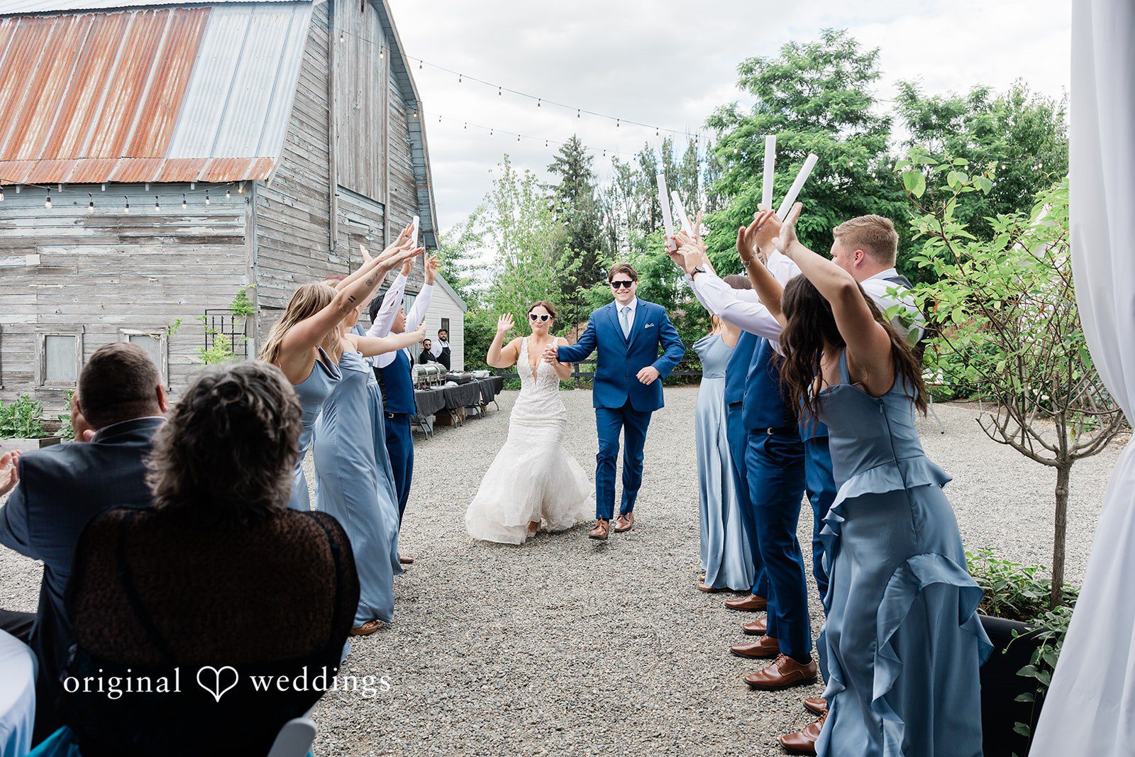 Jaelynn + Jayden The couple makes a joyful exit with cheers from guests