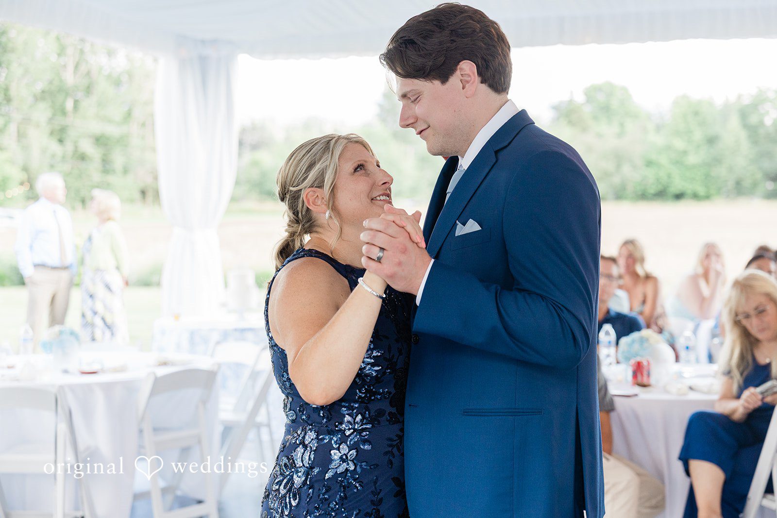 Jaelynn + Jayden The groom with his mother
