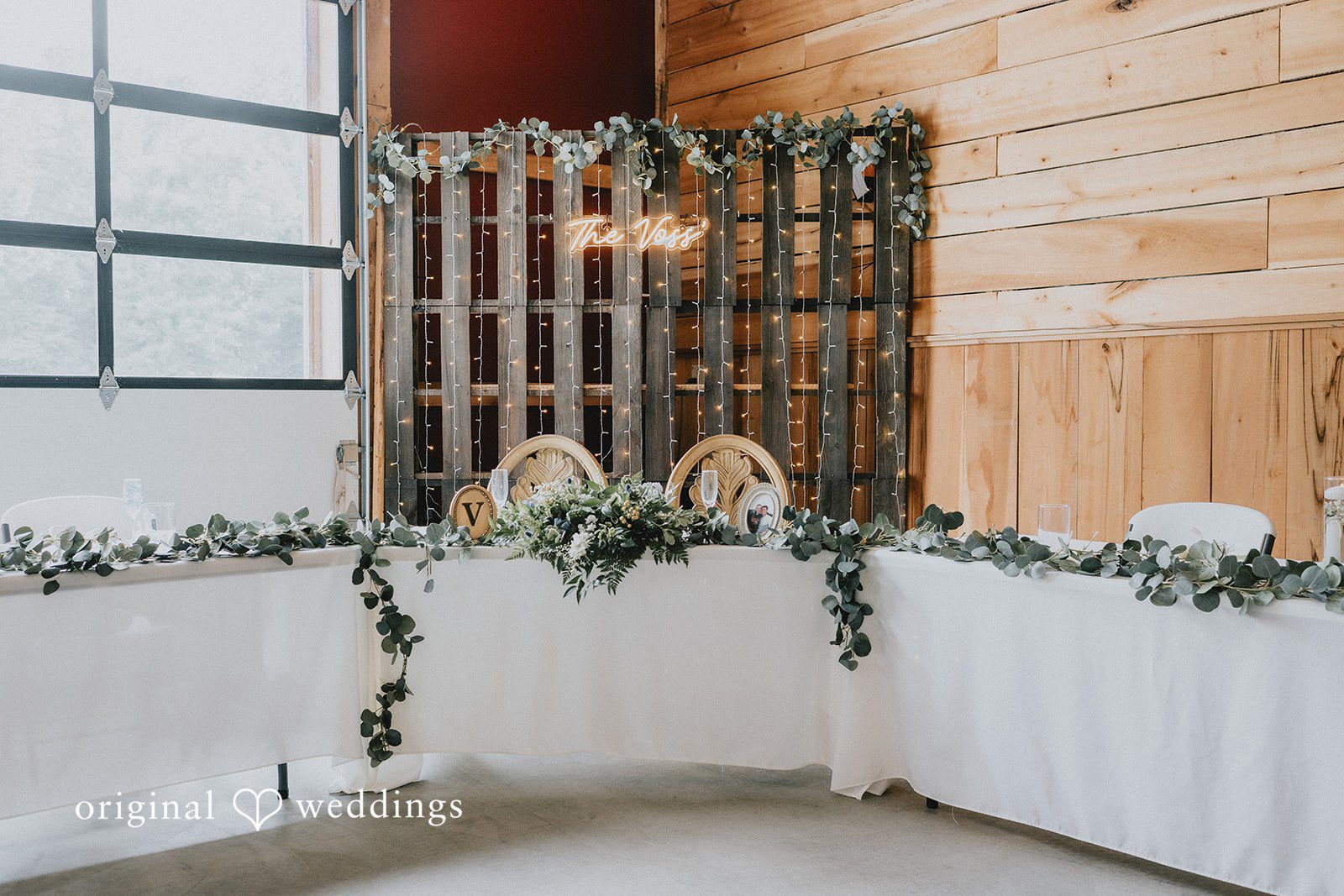 Abby + Tyler Wedding reception decor