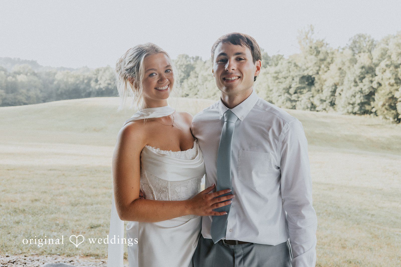 Abby + Tyler A beautiful portrait of the couple