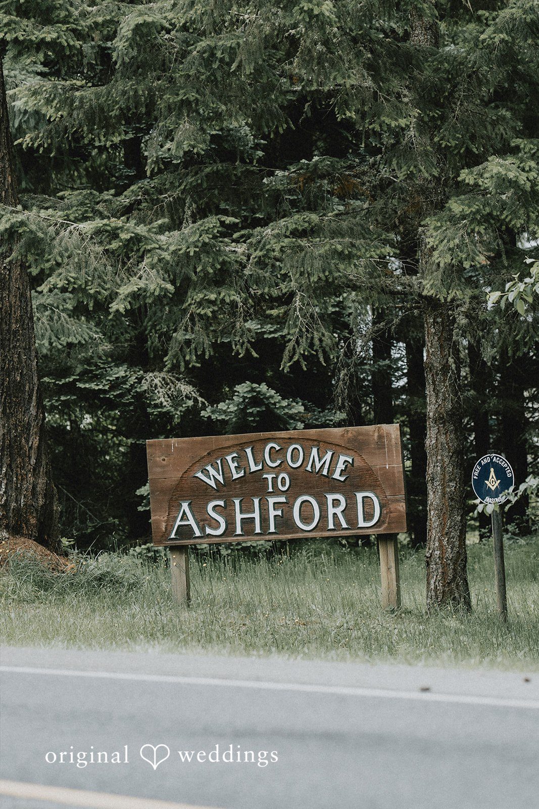 Ben + Erin Beautiful shot of a board at Paradise Inn captured by Seattle wedding photographers