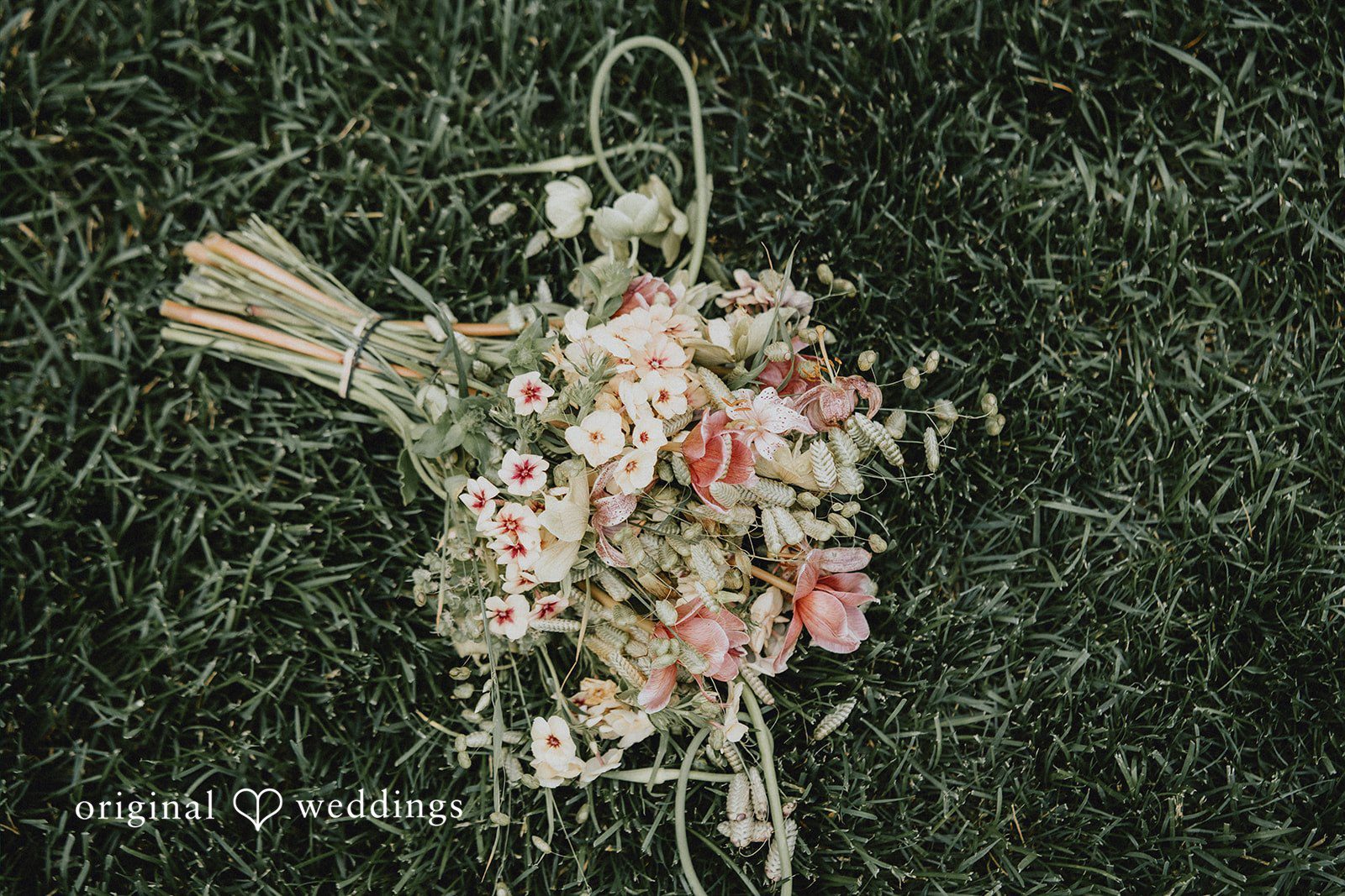 Ben + Erin Close up shot of bouquet captured by Seattle wedding photographers