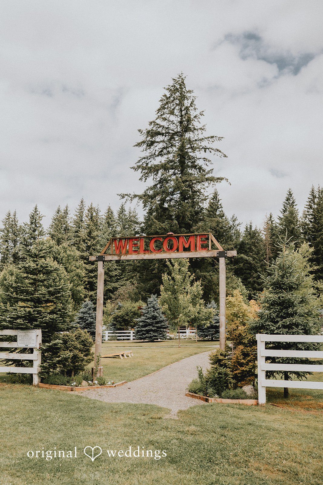 Natalie + DJ Beautiful entrance shot at Rein Fire Ranch