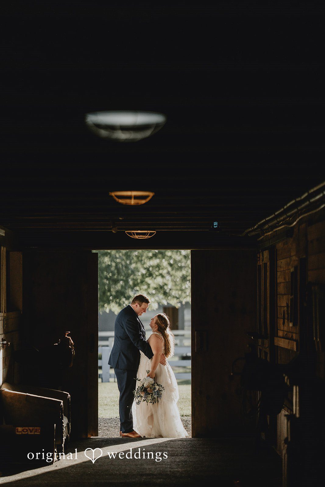 Natalie + DJ Stunning picture of bride and groom at Rein Fire Ranch