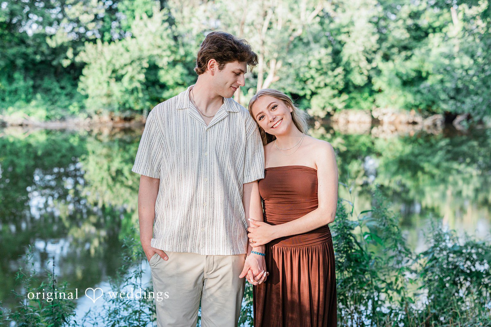 Sara + Jack Beautiful portrait of couple at River to Ridge Trail.
