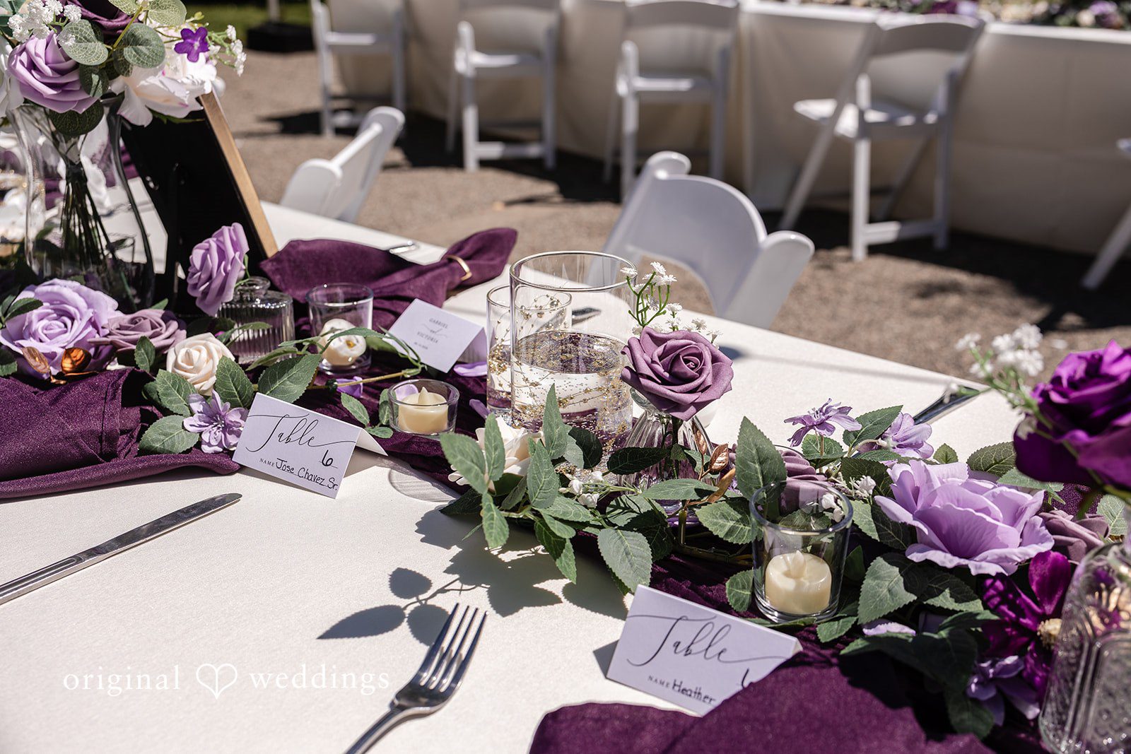 Victoria + Gabriel Table details