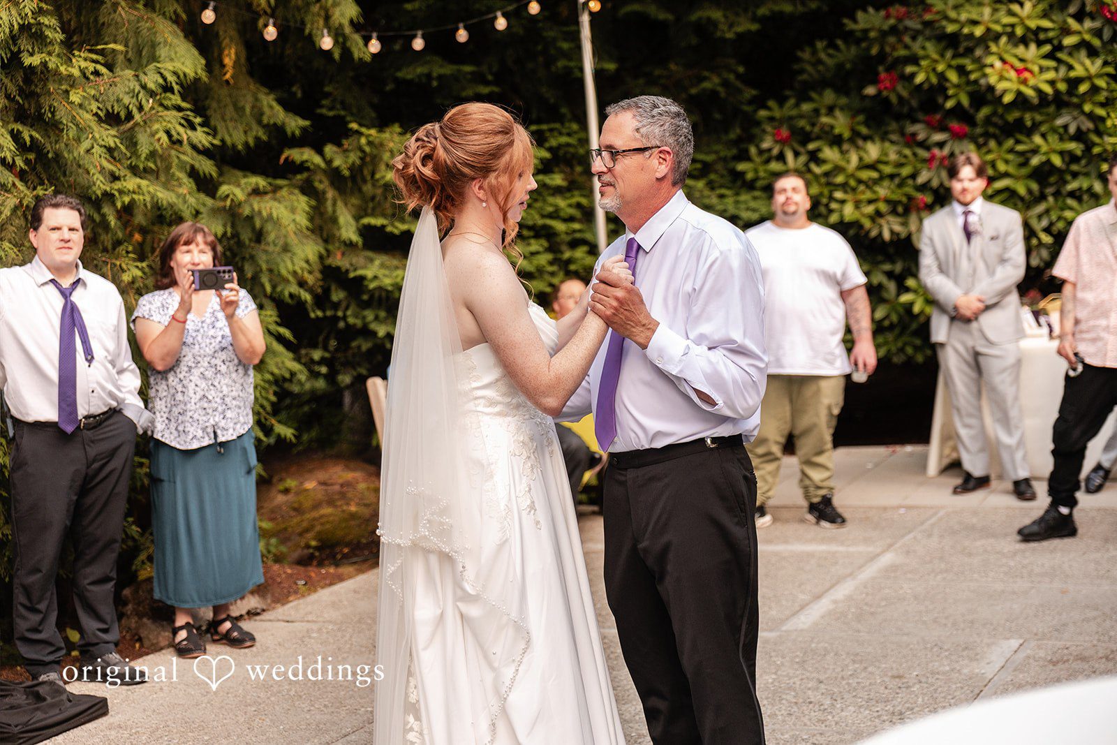 Victoria + Gabriel The bride dances with her father