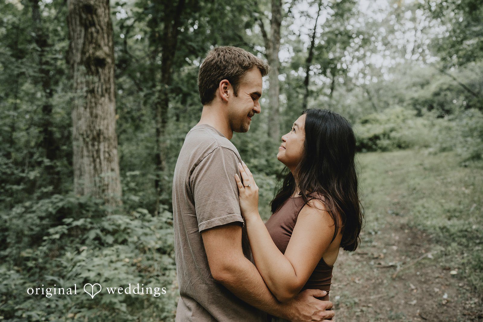 Jake + Ida romantic shot